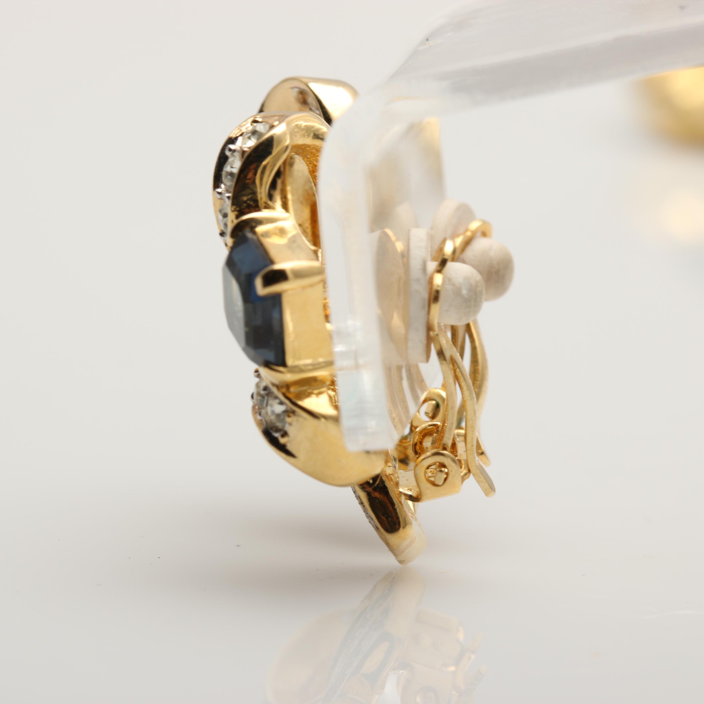 1980s Accent Earrings Including Nina Ricci and Pastelli