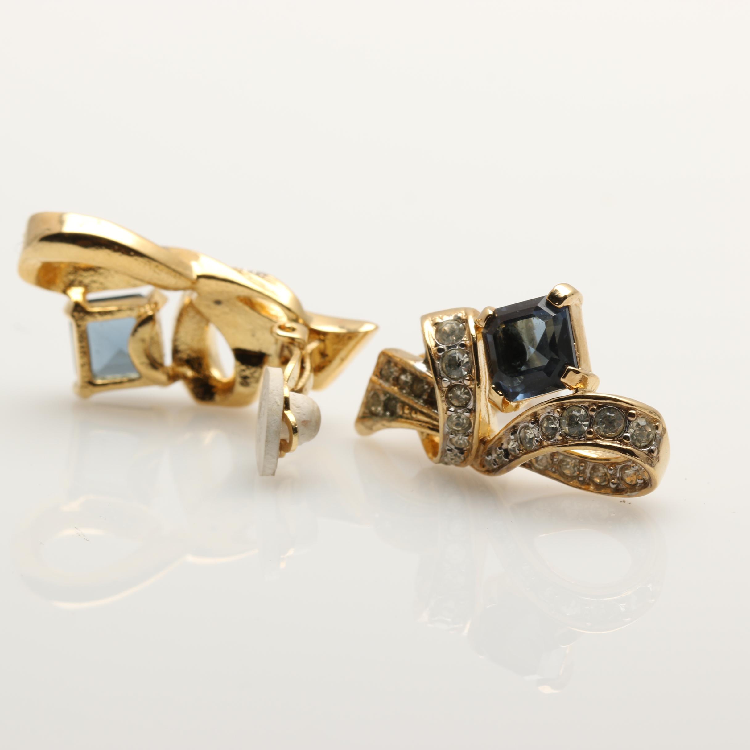 1980s Accent Earrings Including Nina Ricci and Pastelli