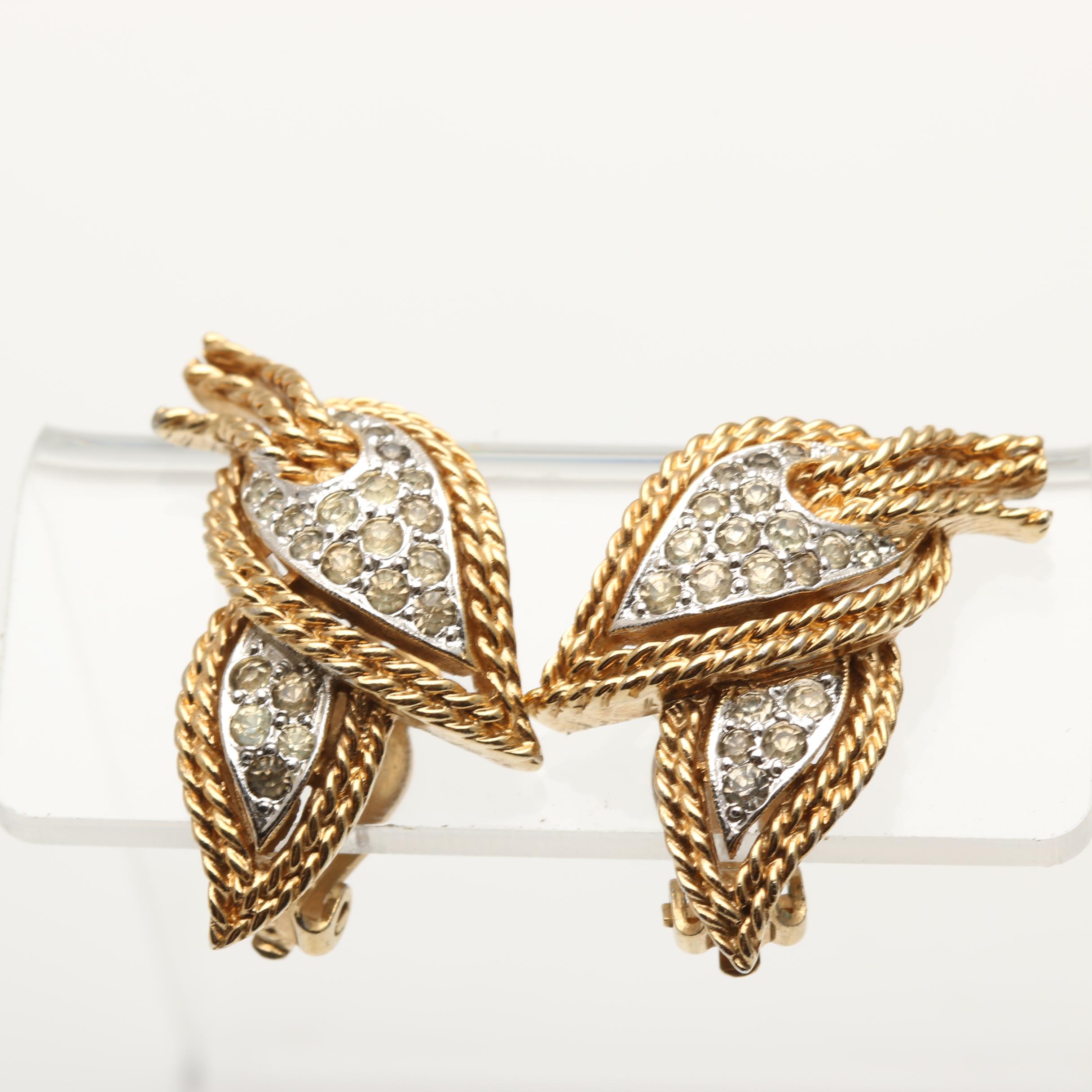 1980s Accent Earrings Including Nina Ricci and Pastelli