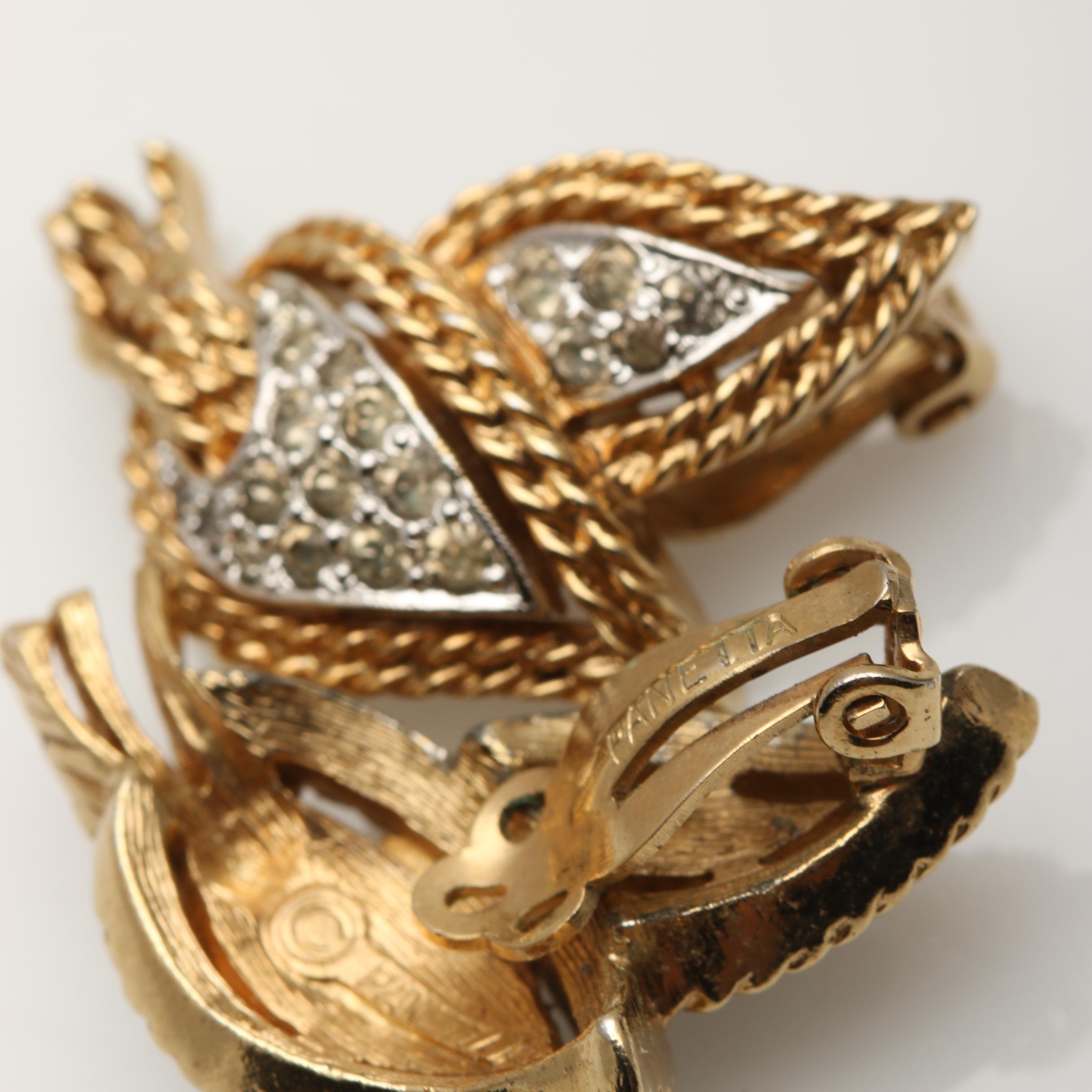 1980s Accent Earrings Including Nina Ricci and Pastelli