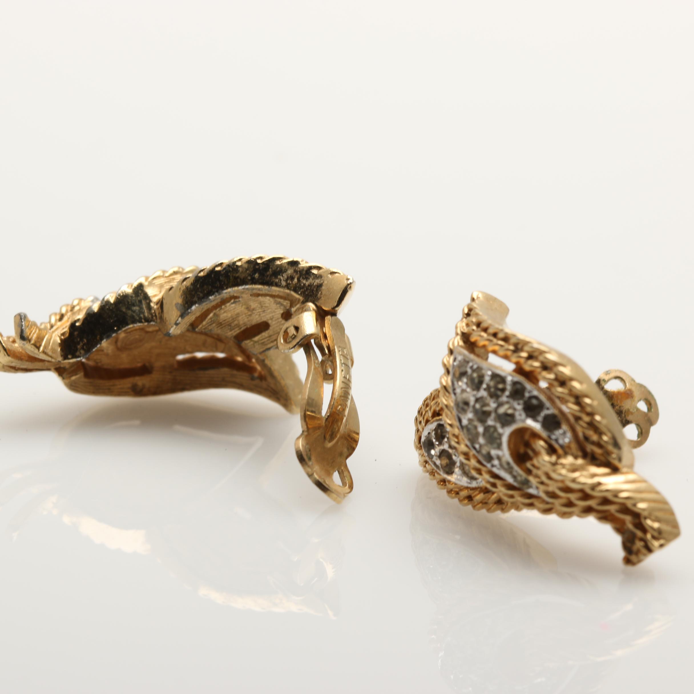 1980s Accent Earrings Including Nina Ricci and Pastelli