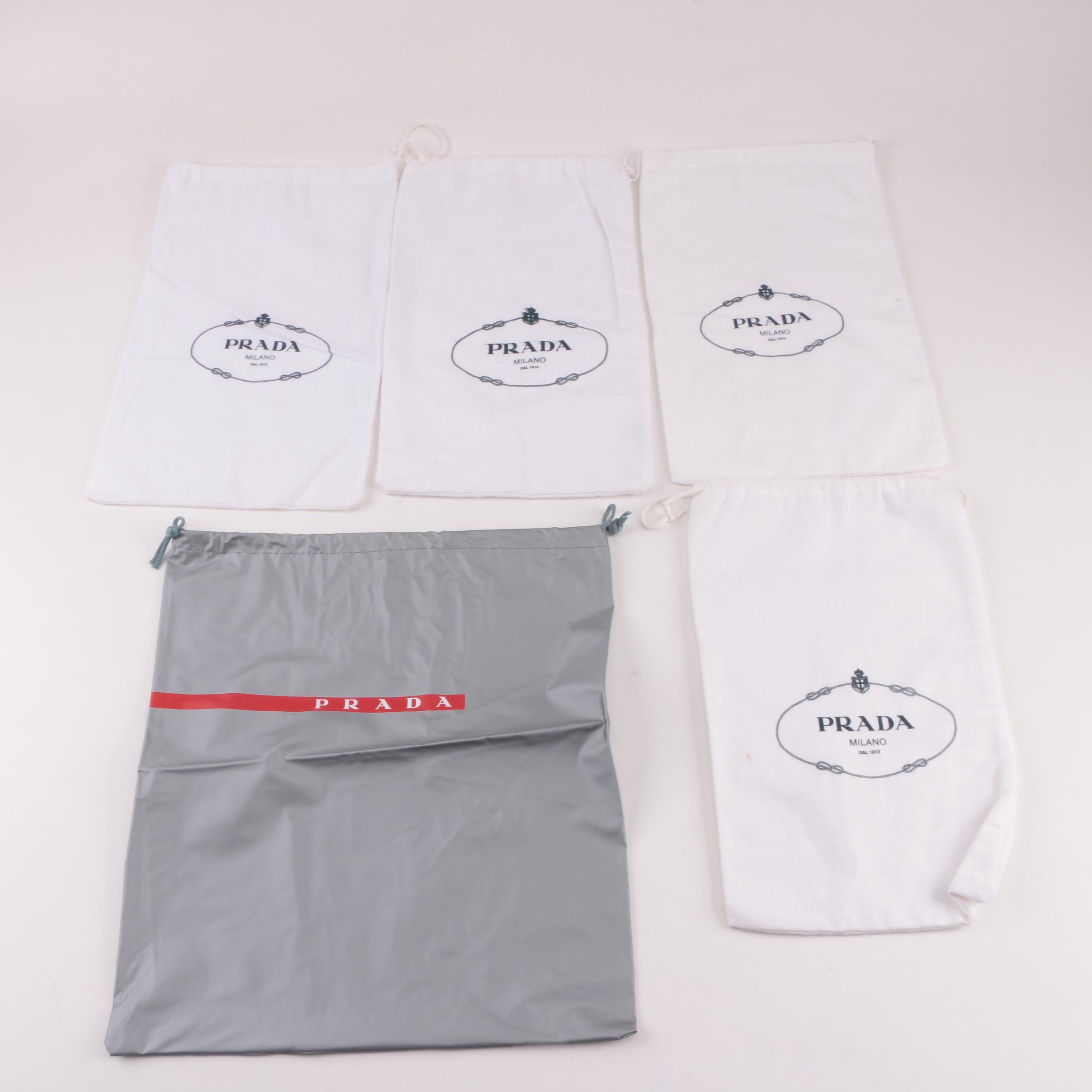 Prada Black Leather Pumps and Slides