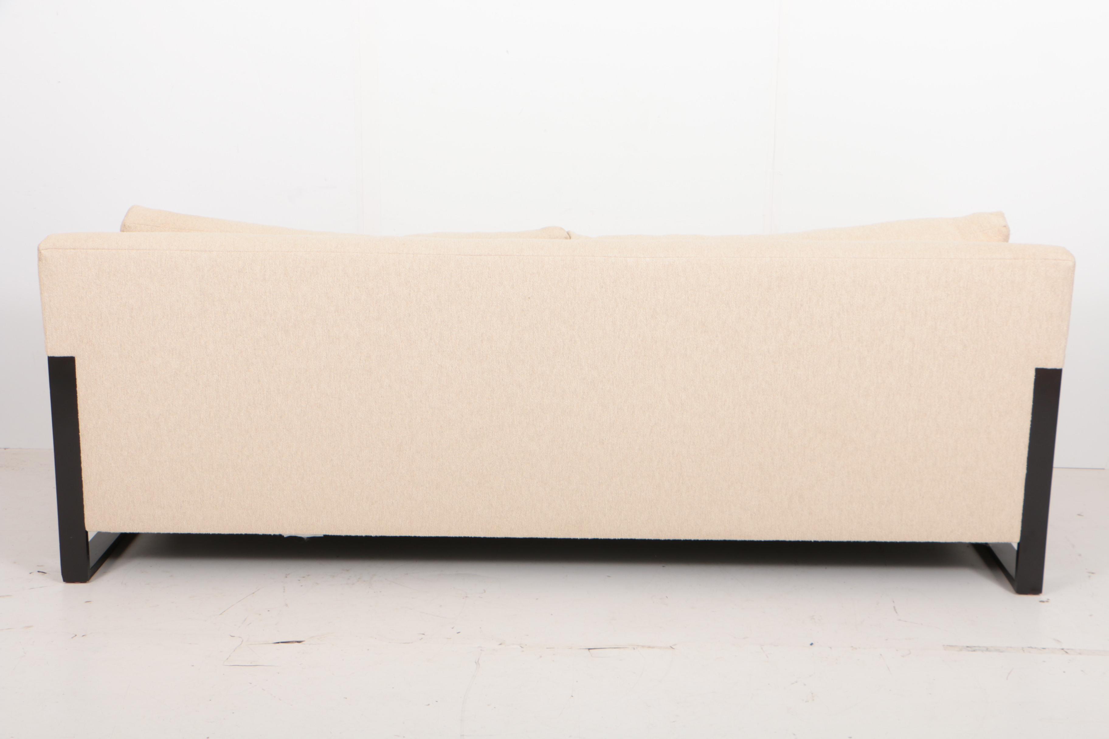 Custom Bouclé Upholstered Sofa by Sherwood Studios