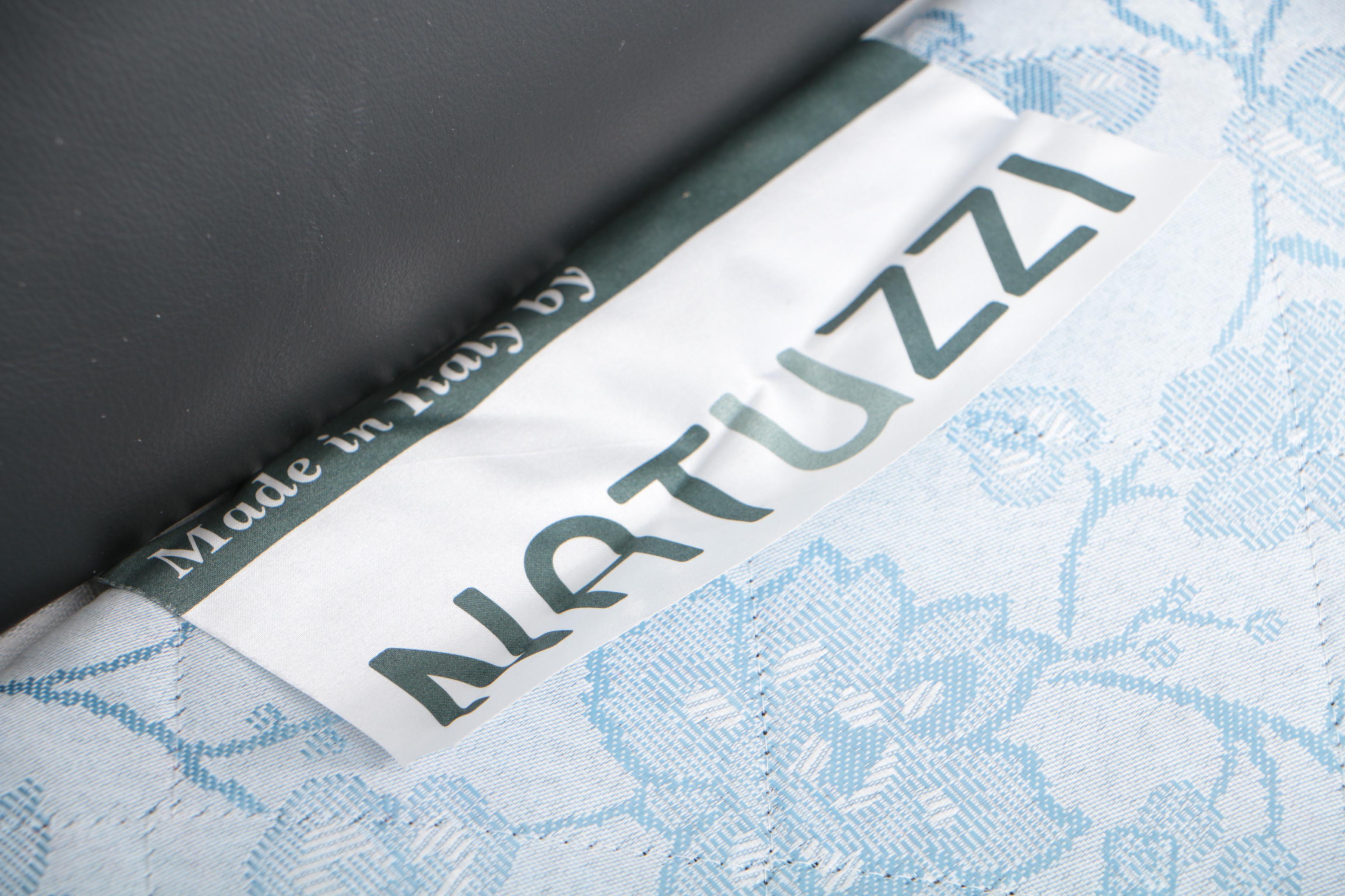 Natuzzi Black Leather Three-Seat Sleeper Sofa