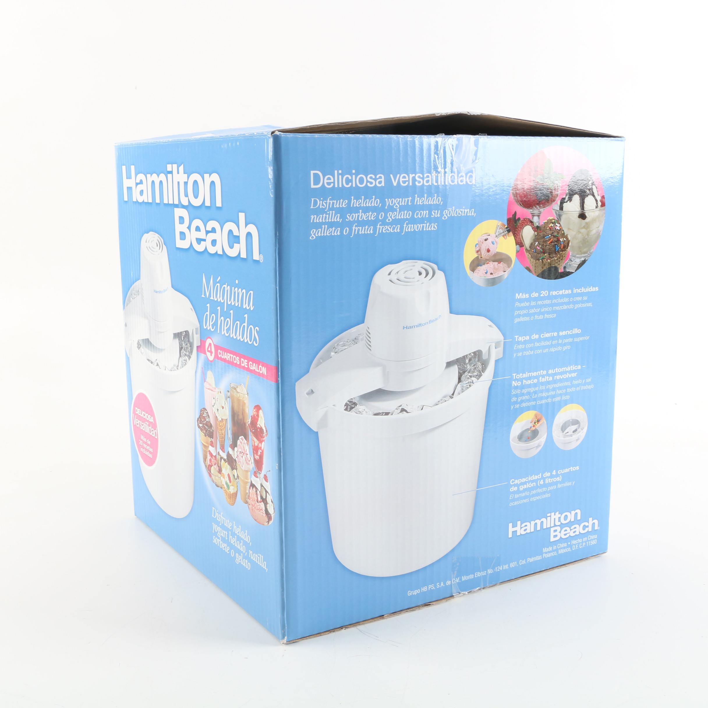 Hamilton Beach Ice Cream Maker