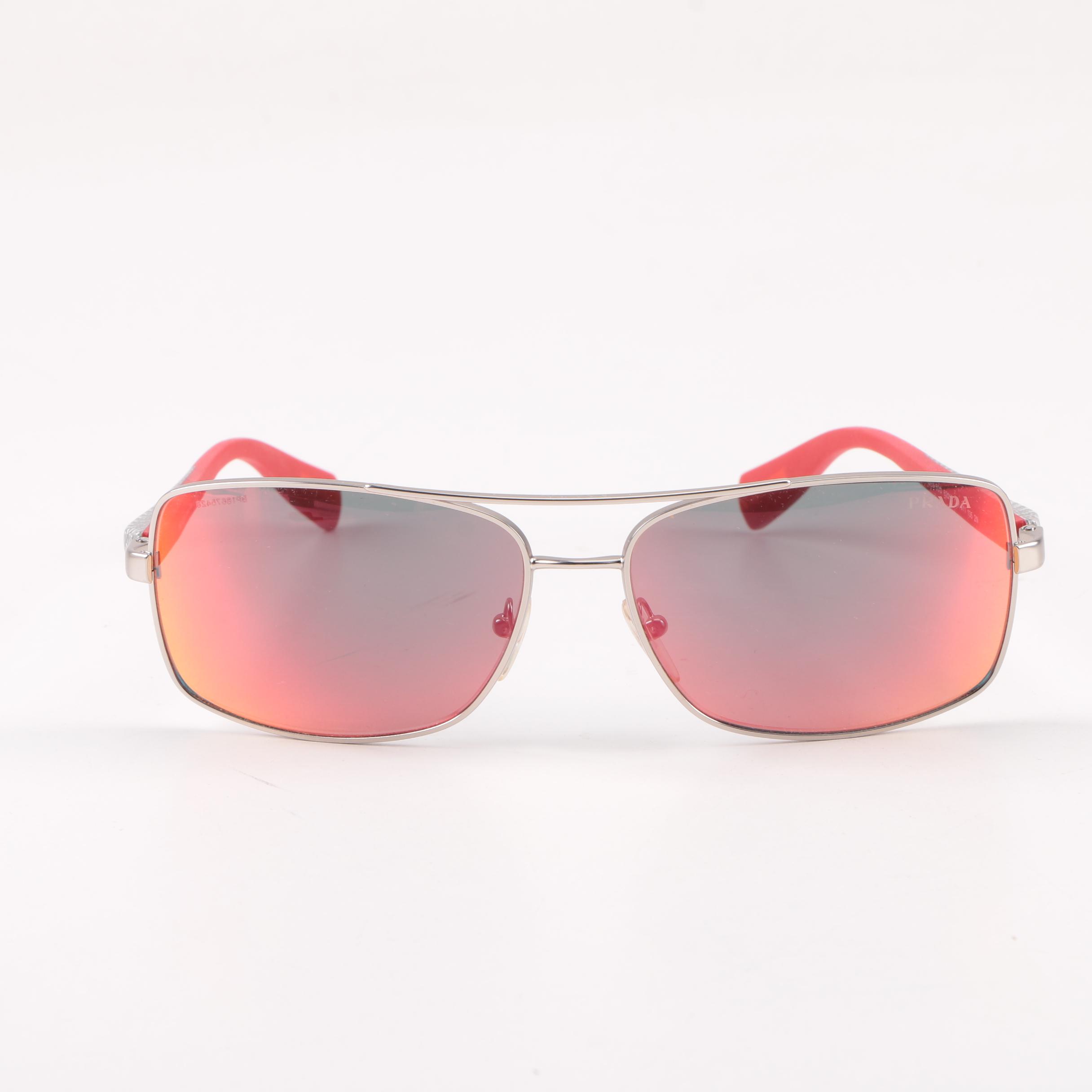 Prada Aviator Sunglasses with Case