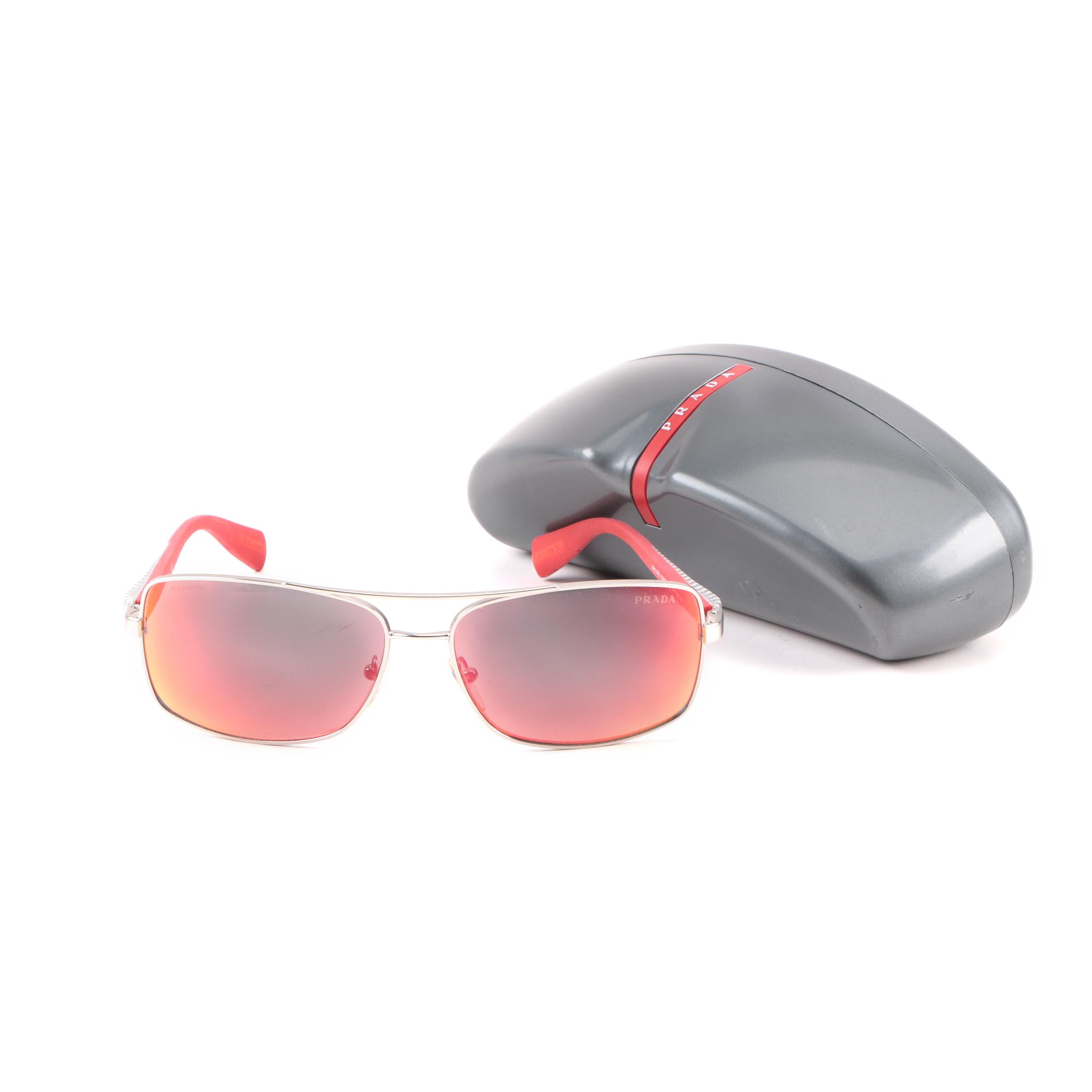 Prada Aviator Sunglasses with Case
