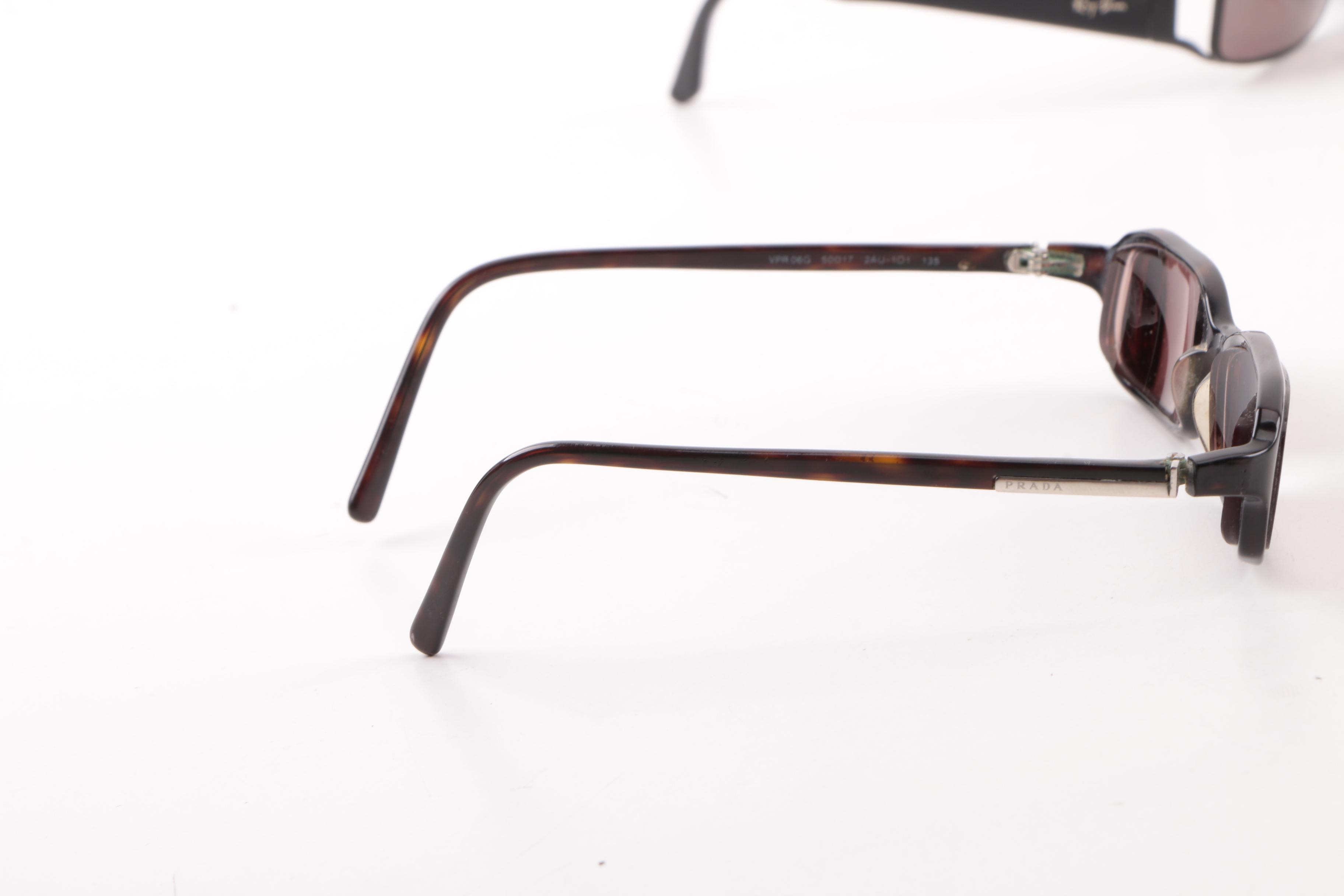 Prada, Ray-Ban, and DKNY Prescription Sunglasses