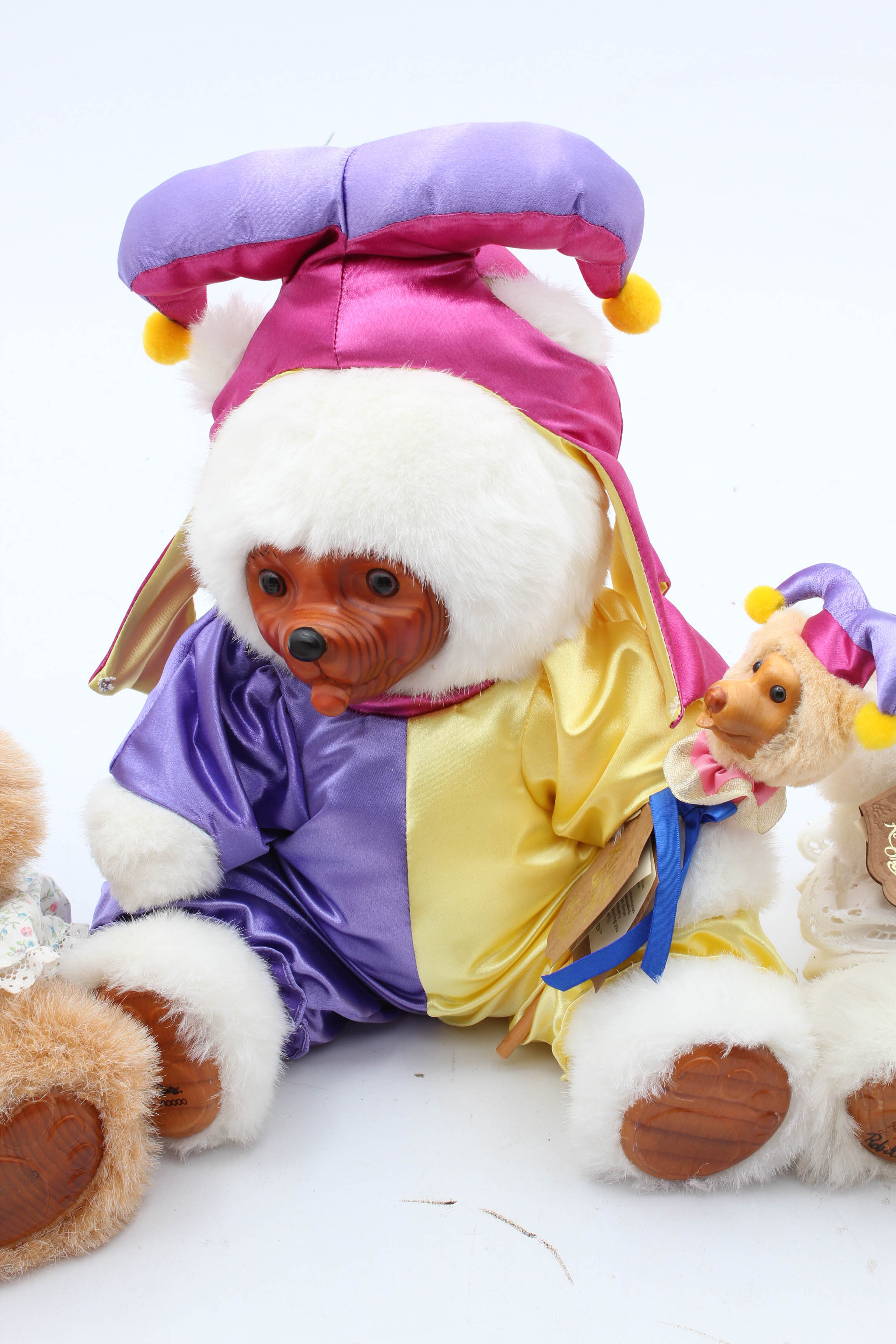 Seven Raikes Bears Including Three Teddy Bears Signed by Robert Raikes