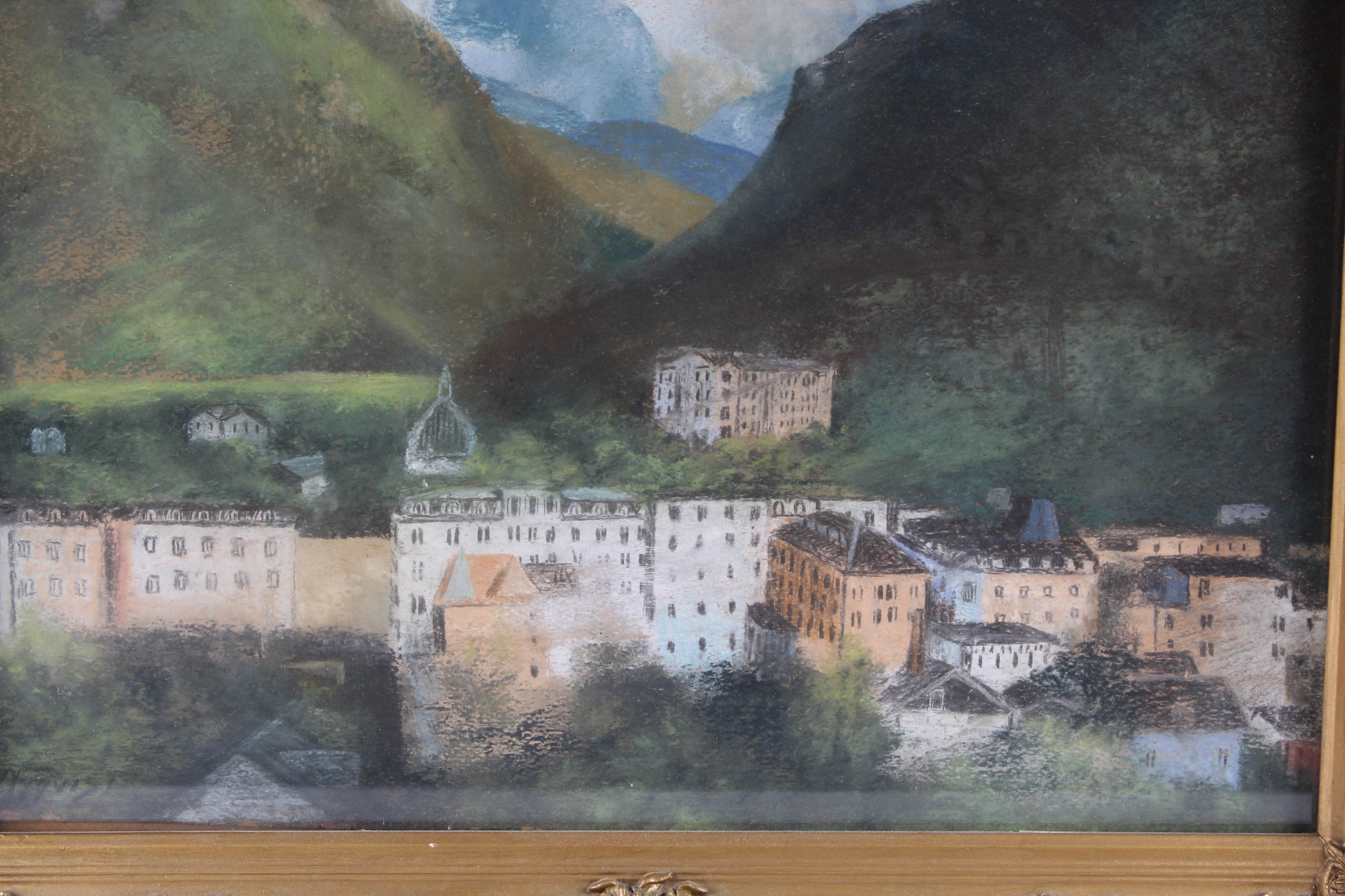 Carl Nyquist Pastel Landscape