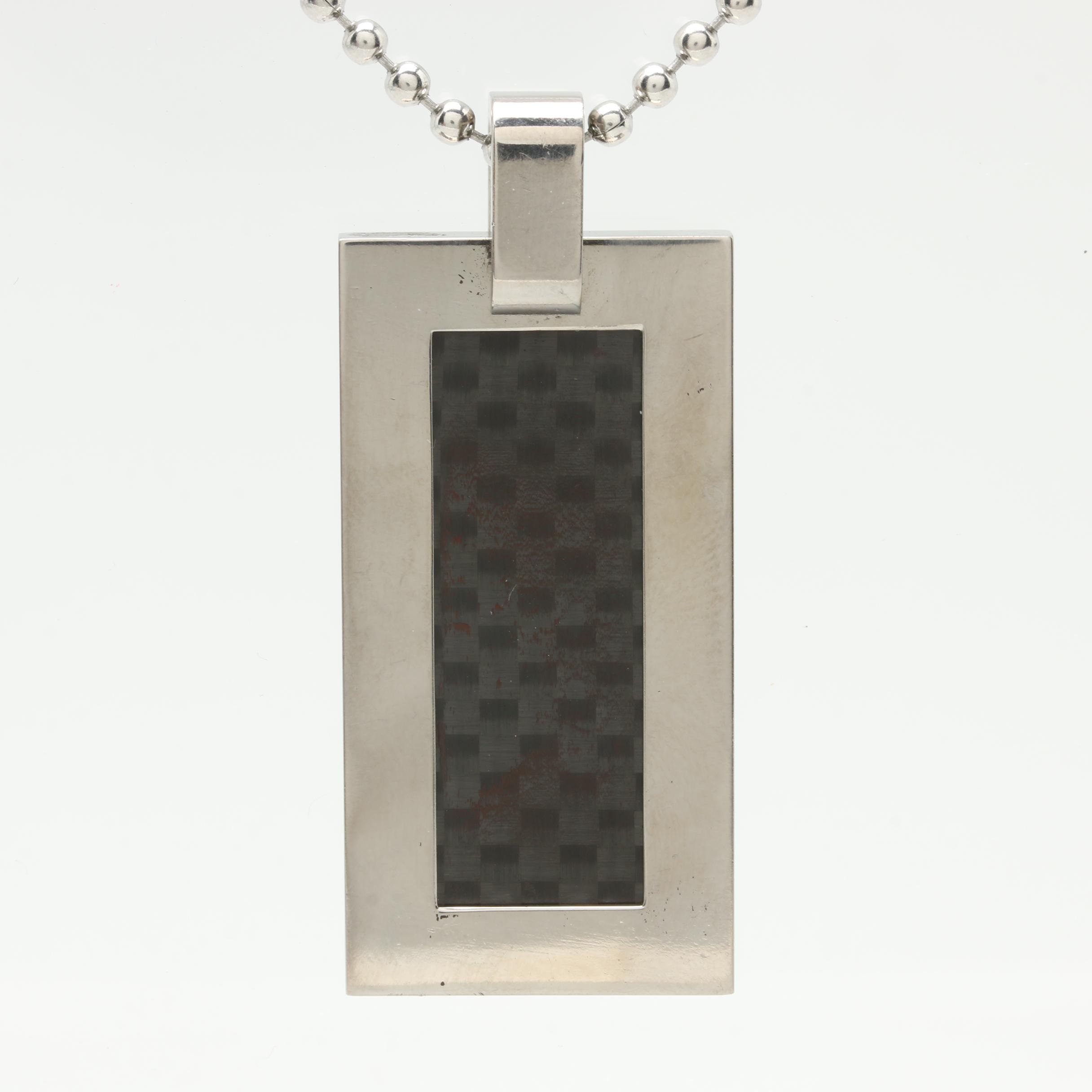 REVV Titanium Pendant Necklace