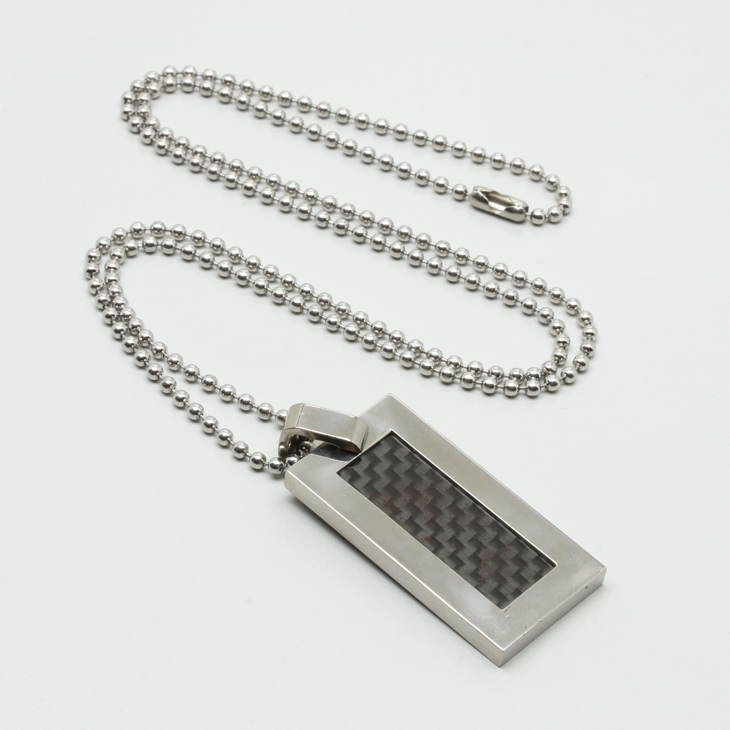 REVV Titanium Pendant Necklace