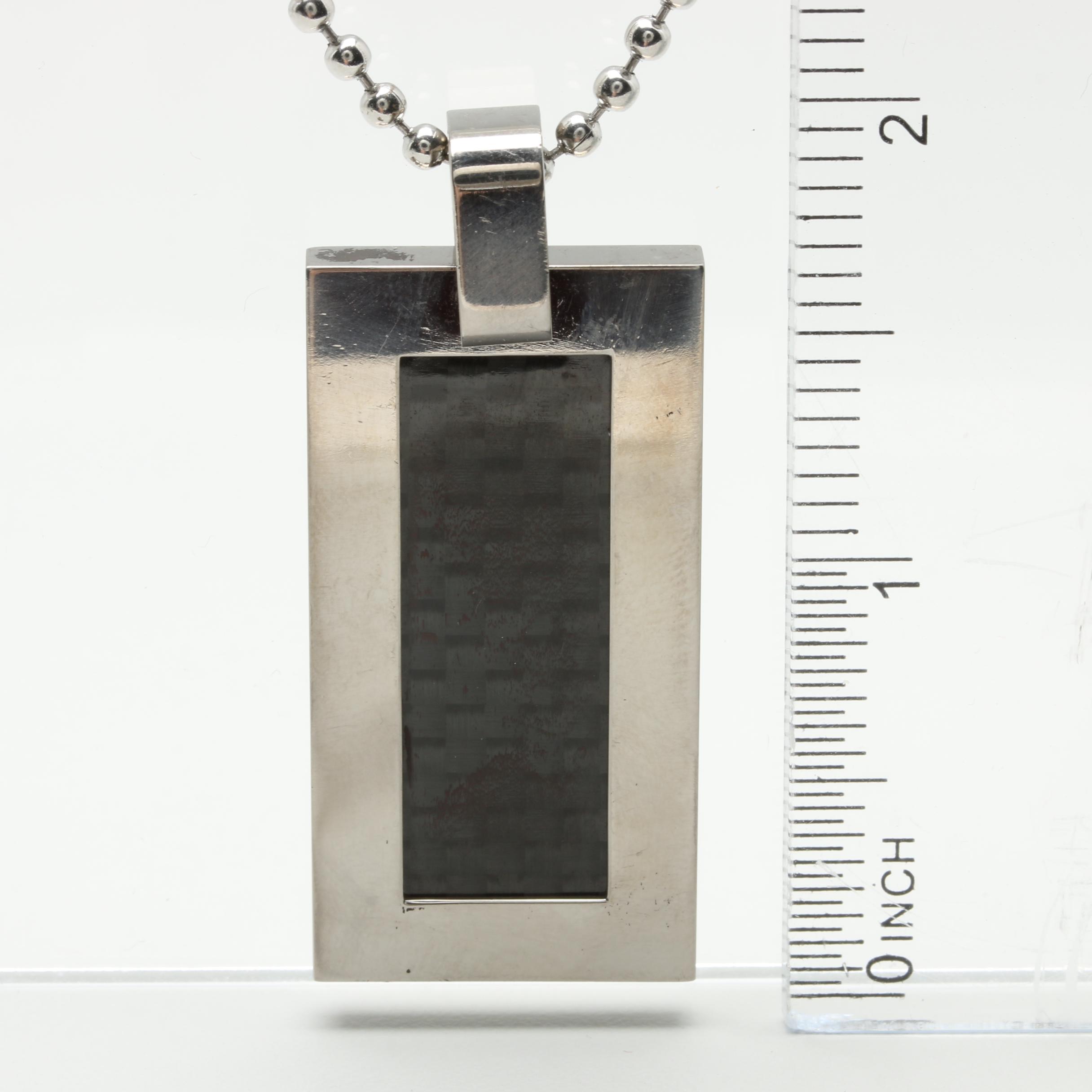 REVV Titanium Pendant Necklace