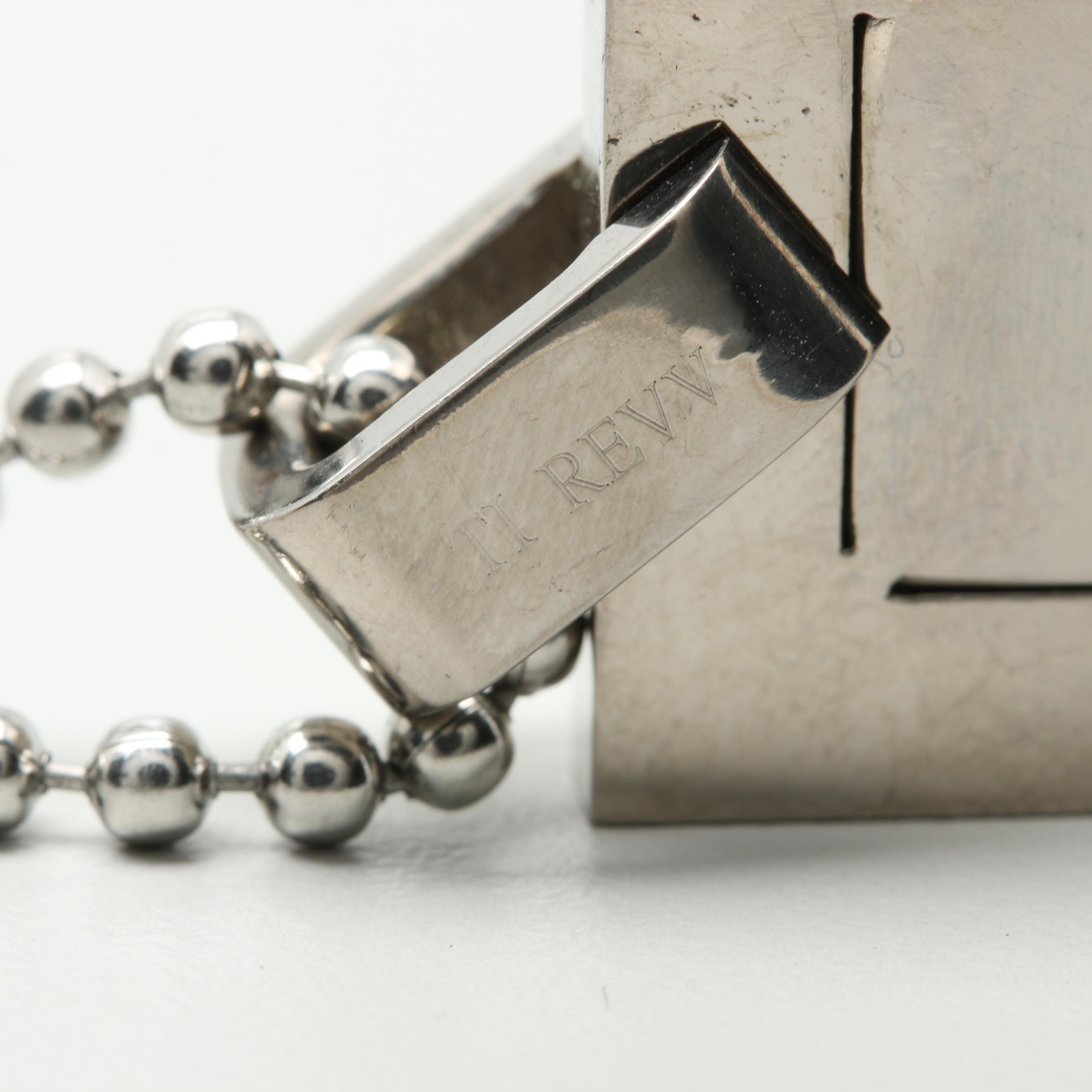 REVV Titanium Pendant Necklace