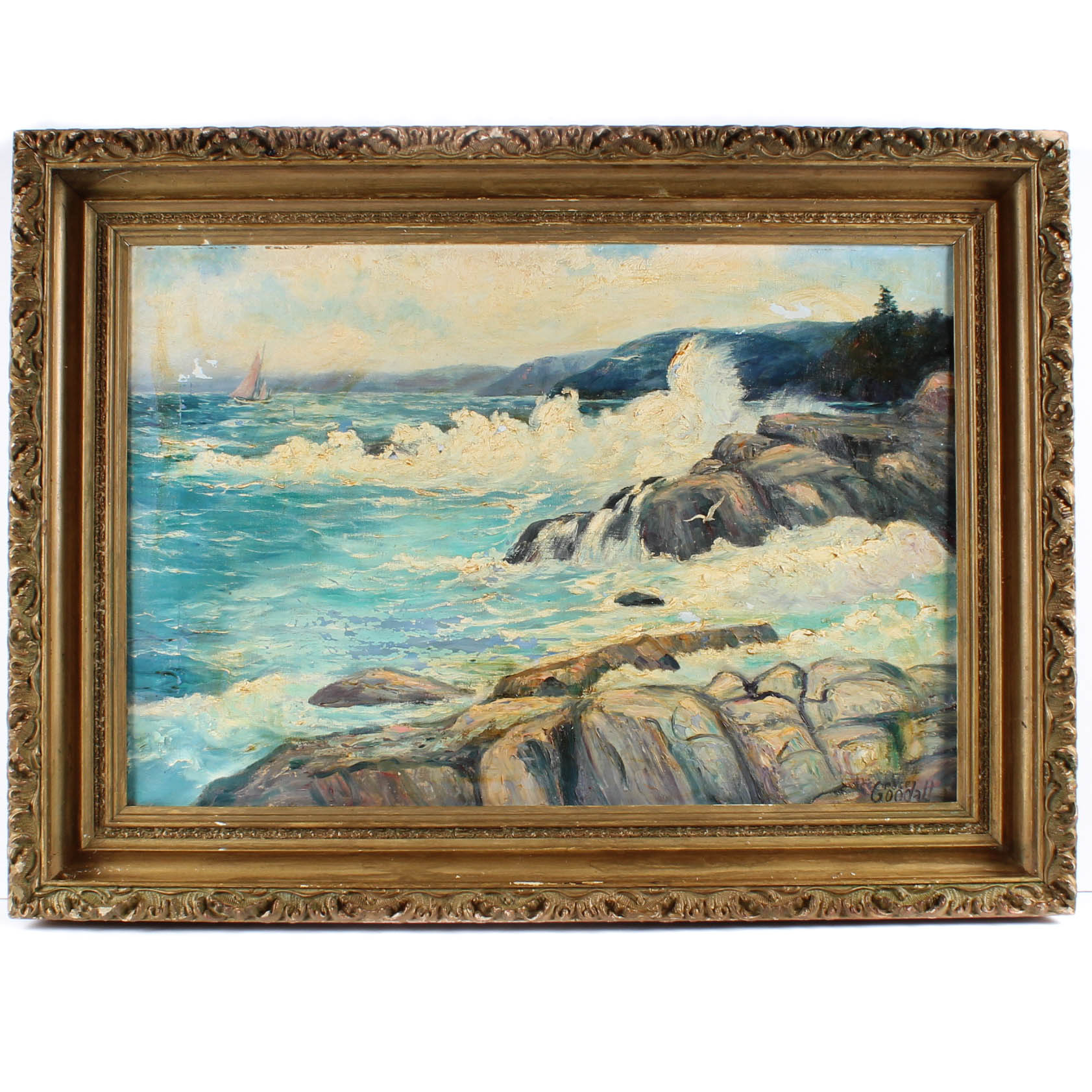 Grace Goodall Oil Painting "Lake Superior Shore"