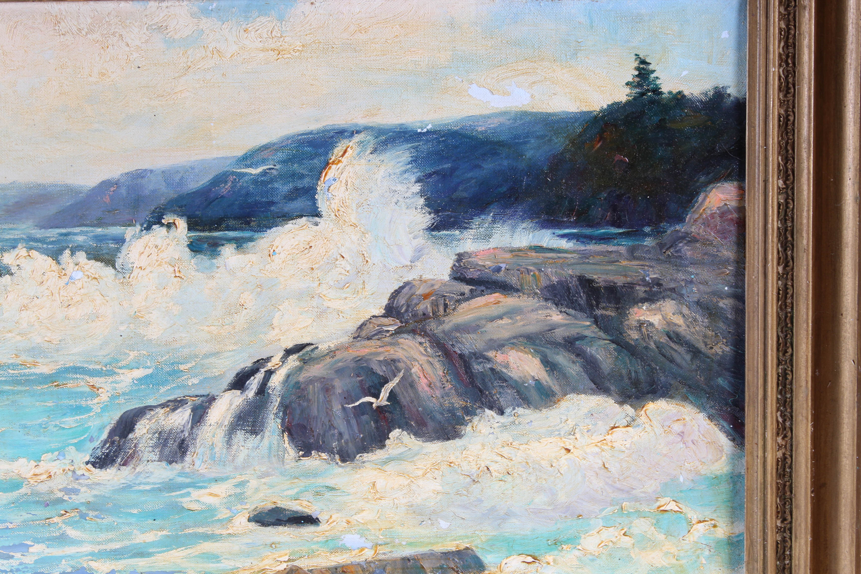 Grace Goodall Oil Painting "Lake Superior Shore"
