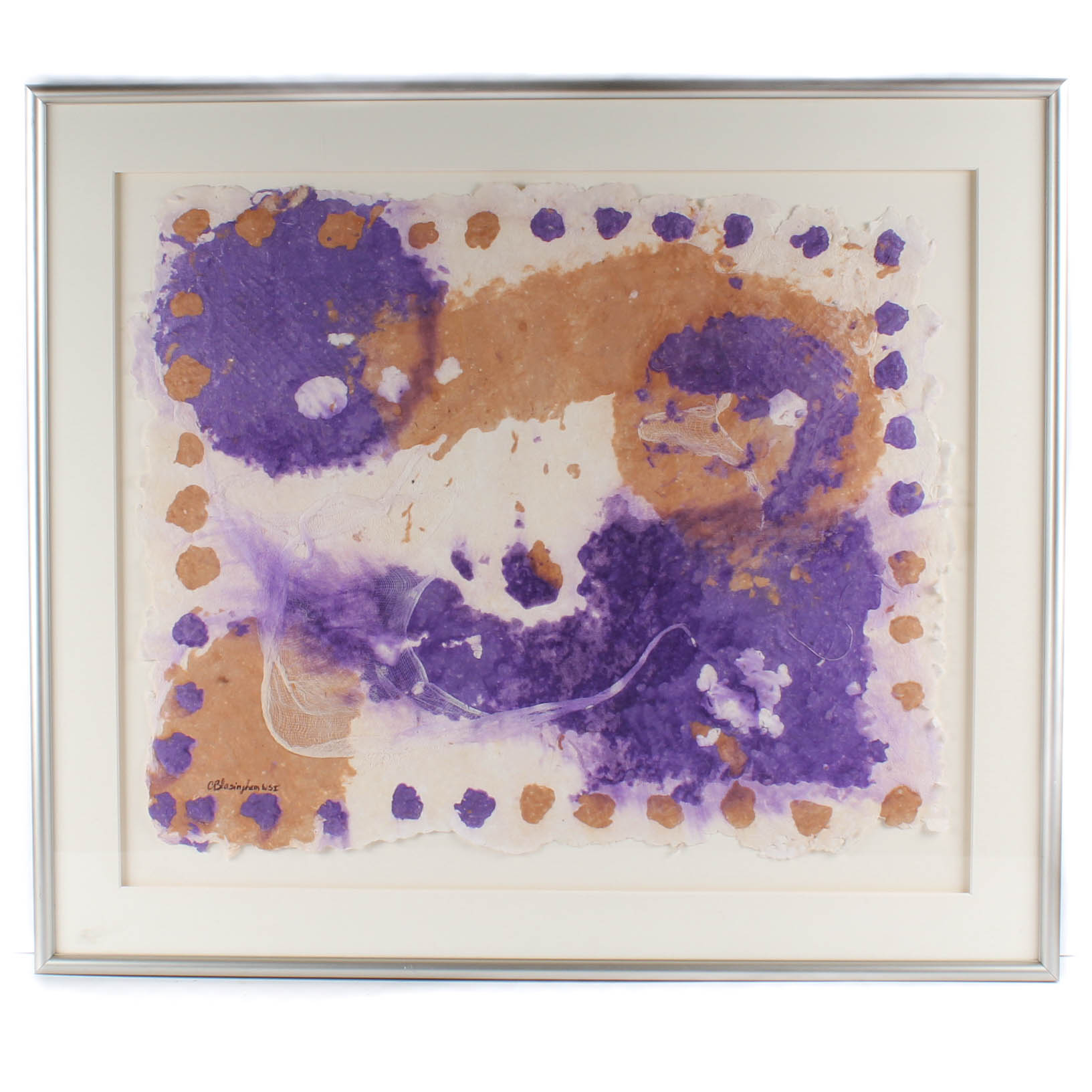 Cynthia Blassingham "Let's Play" Handmade Paper Art