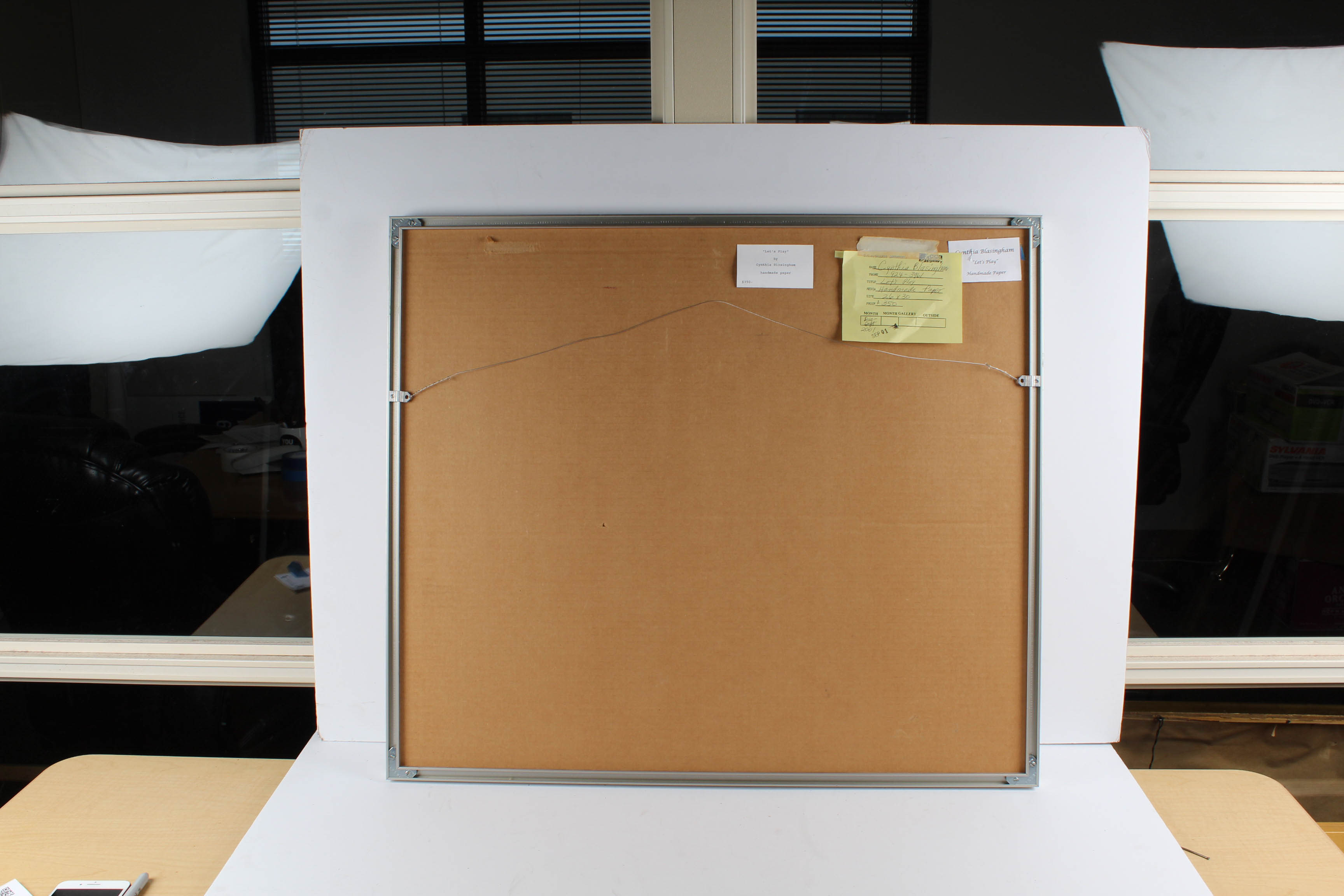 Cynthia Blassingham "Let's Play" Handmade Paper Art