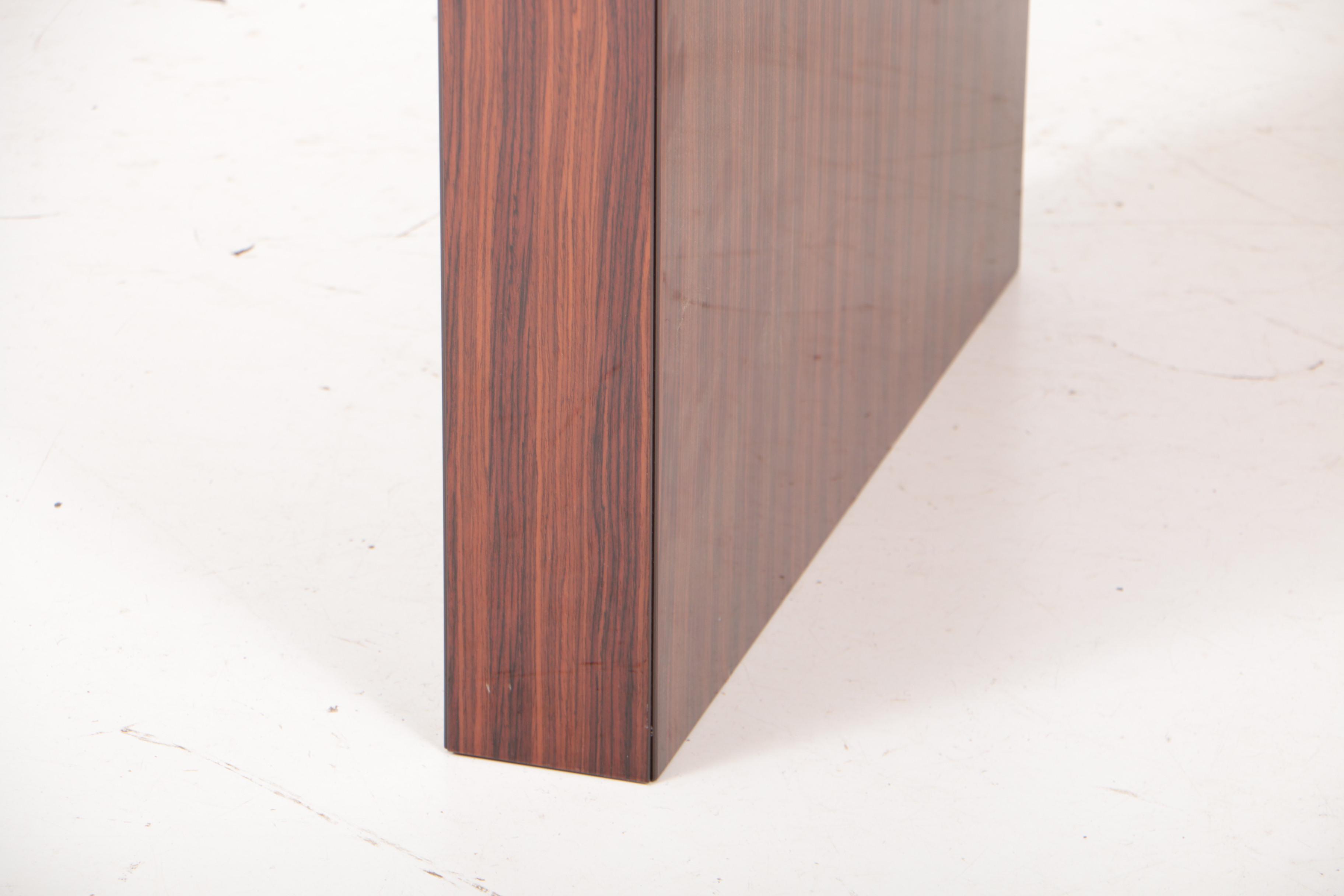 Excelsior Designs Steel-Mounted Rosewood Writing Table with Beech Side Chair