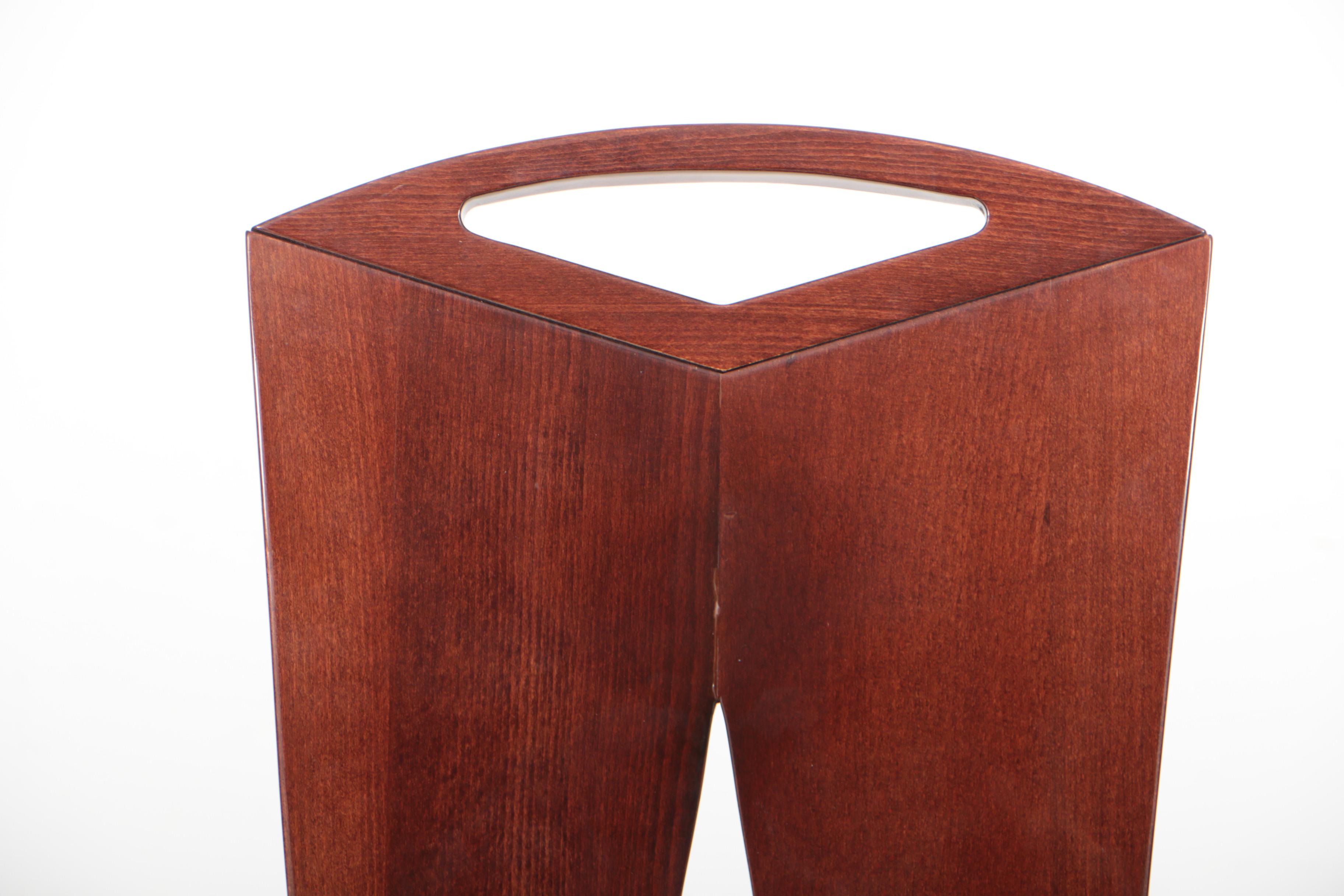 Excelsior Designs Steel-Mounted Rosewood Writing Table with Beech Side Chair