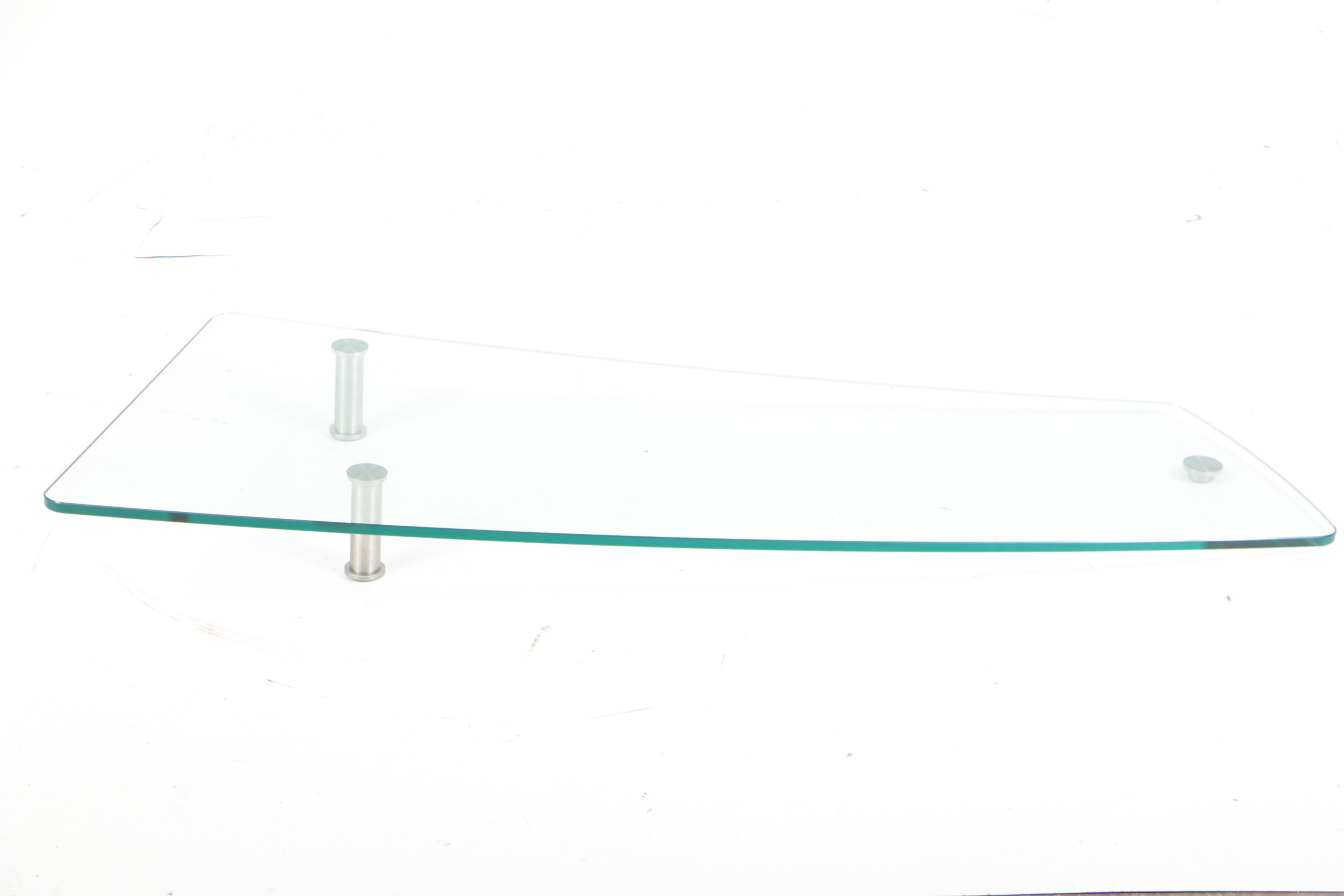 Excelsior Designs Steel-Mounted Rosewood Writing Table with Beech Side Chair