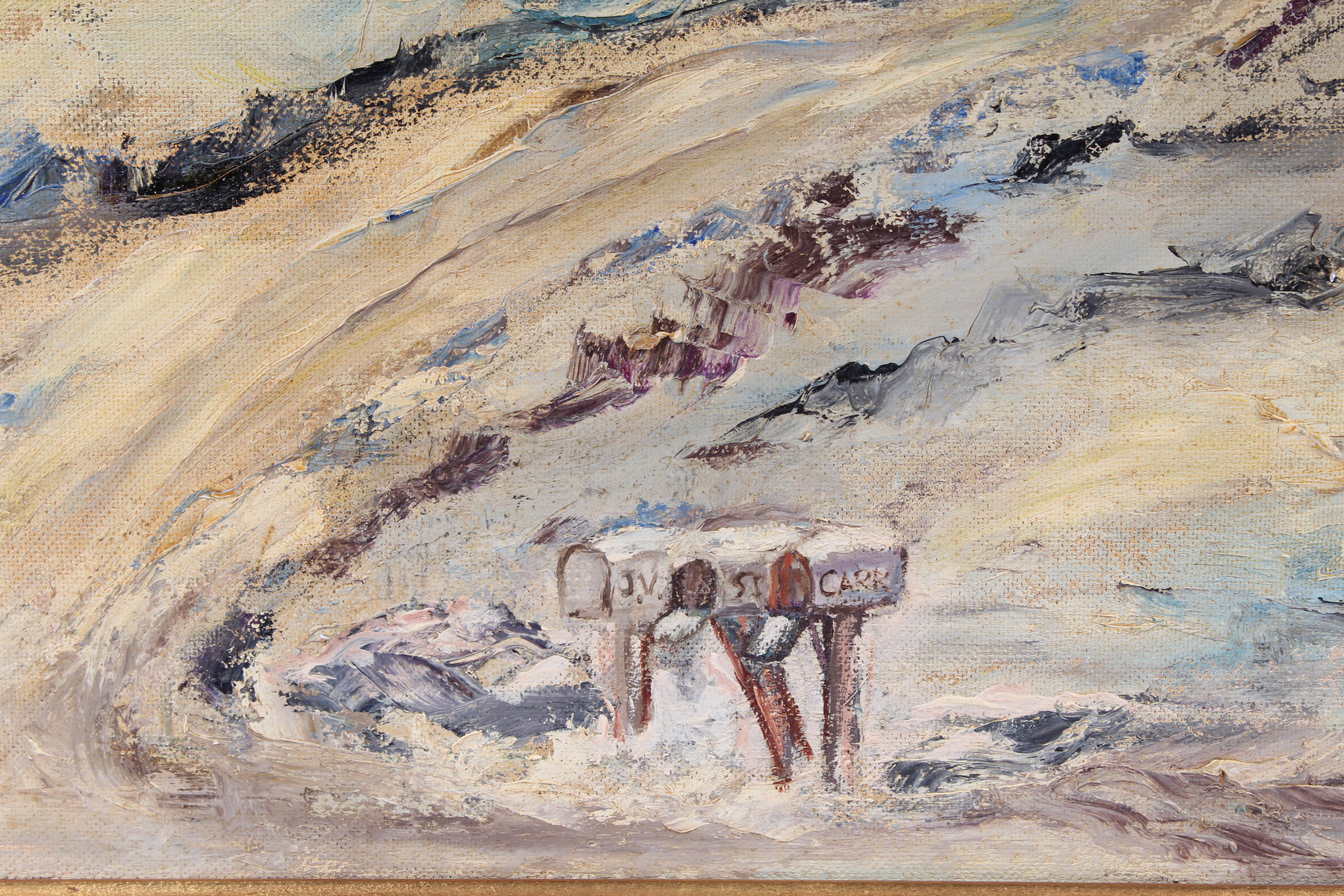 Vintage Florence Kaye Cleveland Signed Oil Landscape