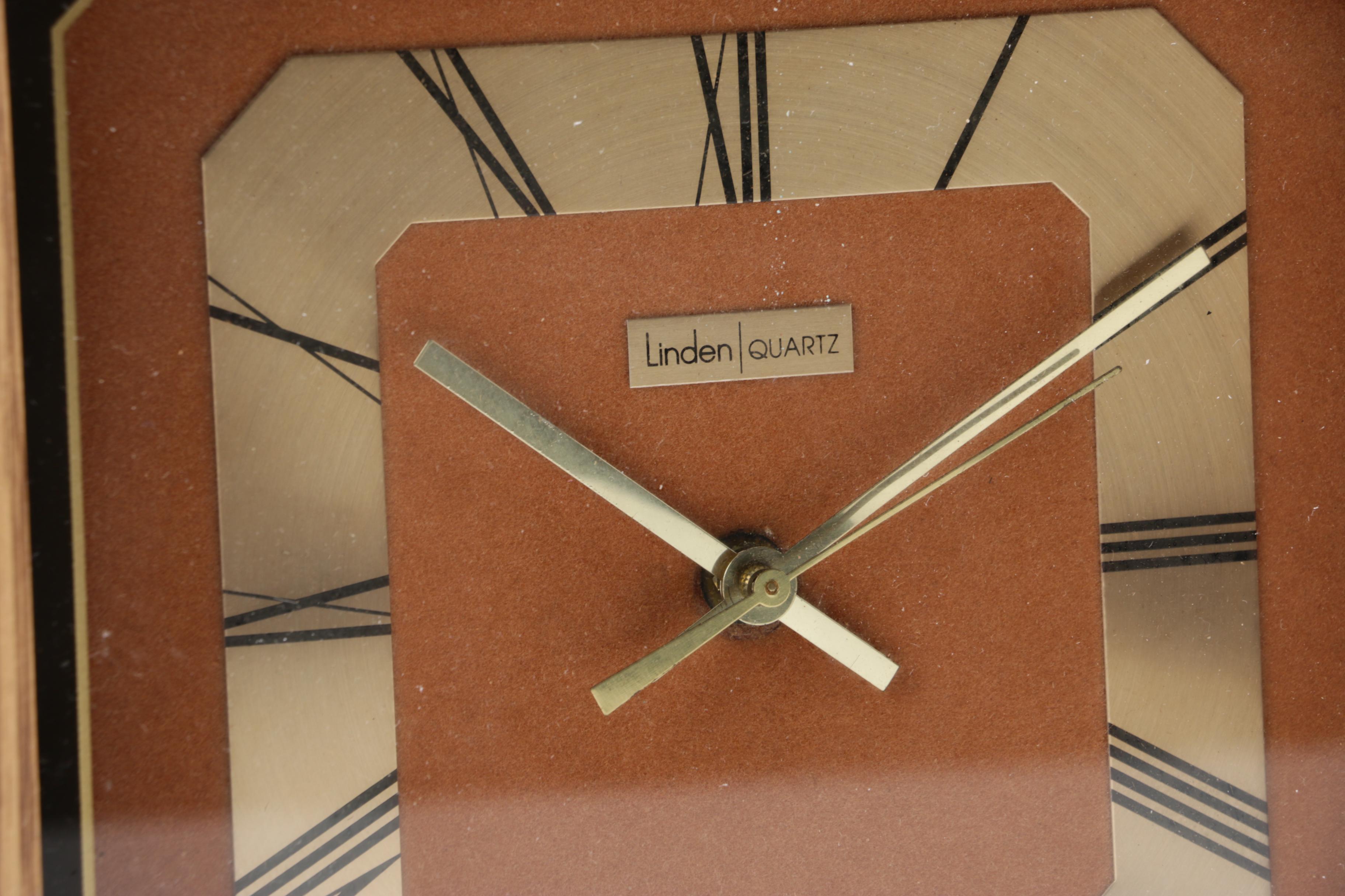 Vintage Linden and Telechron Wall and Desk Clocks