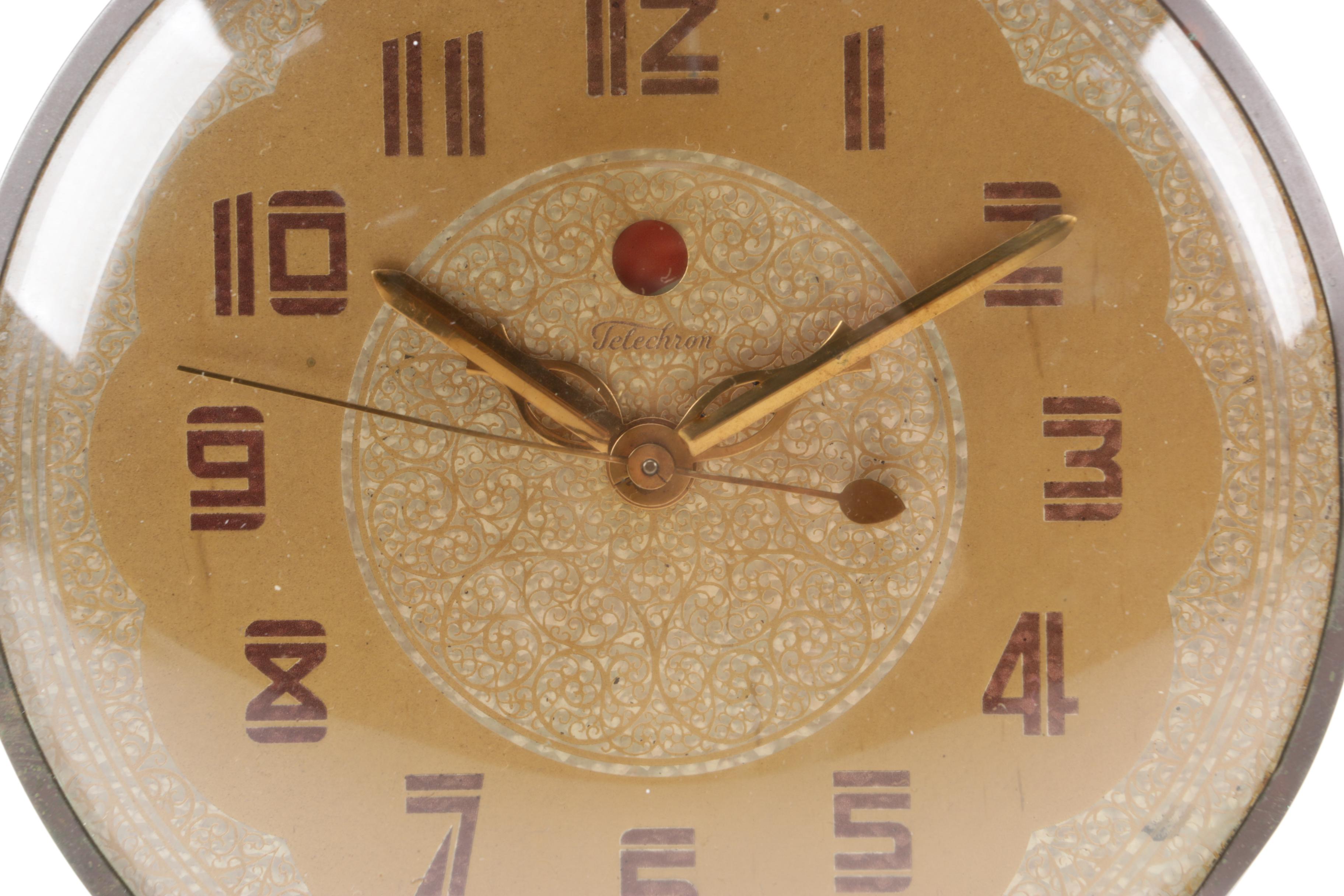 Vintage Linden and Telechron Wall and Desk Clocks