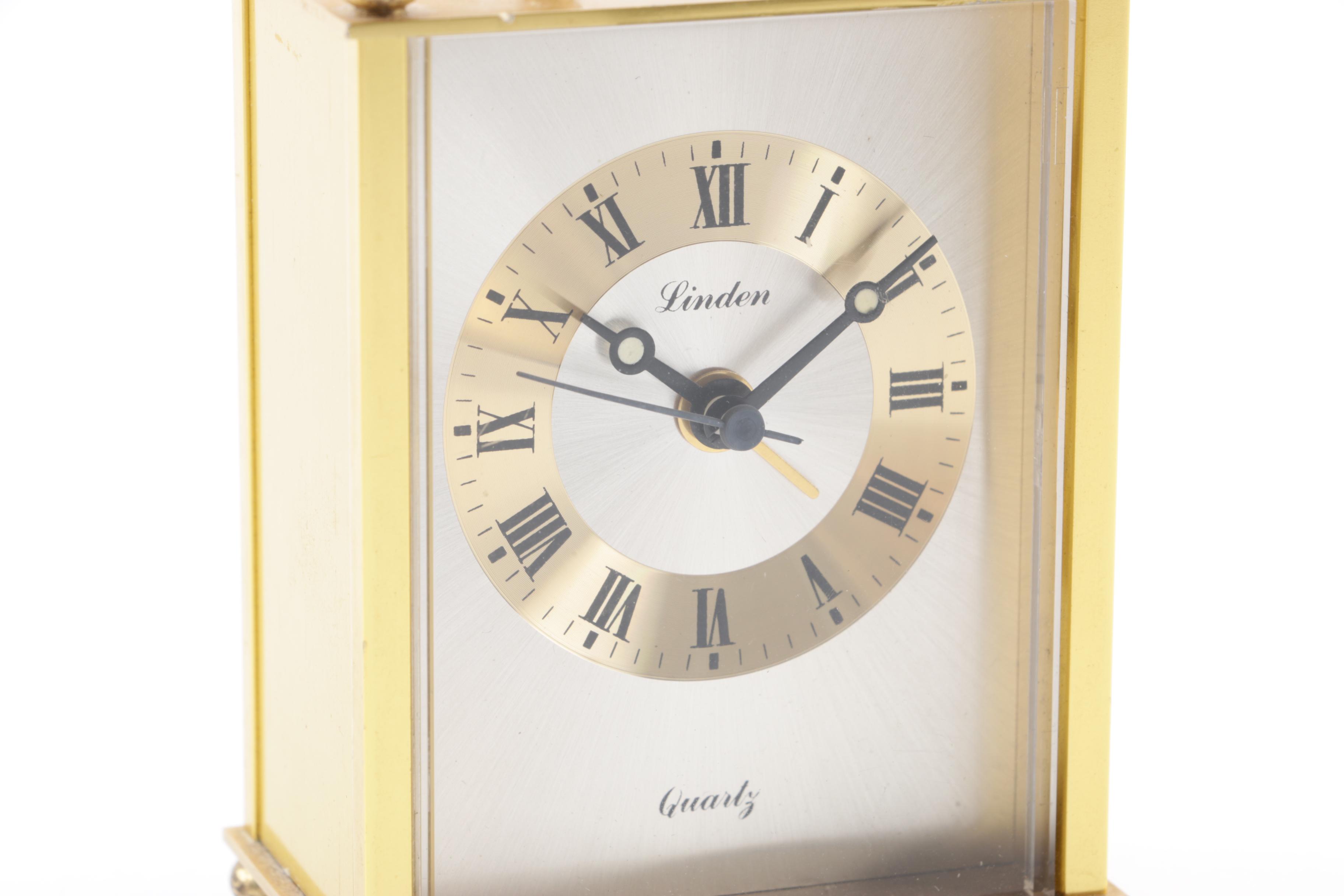 Vintage Linden and Telechron Wall and Desk Clocks