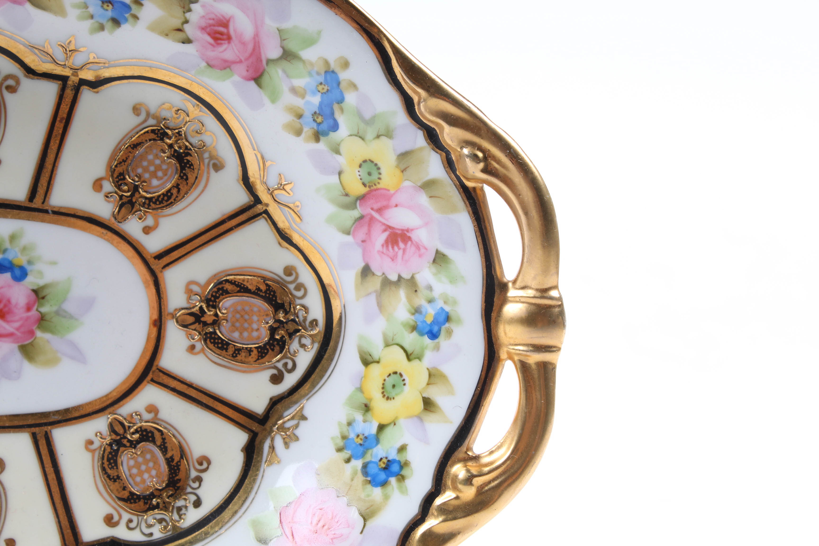 Vintage Nippon Hand-Painted Porcelain Dish