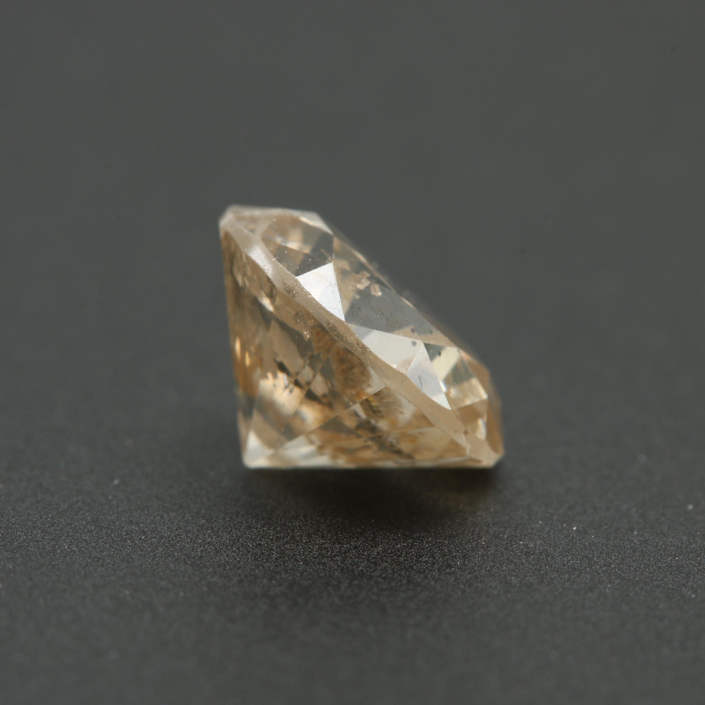 Loose 2.10 CT Diamond Includes GIA Colored Diamond Grading Report
