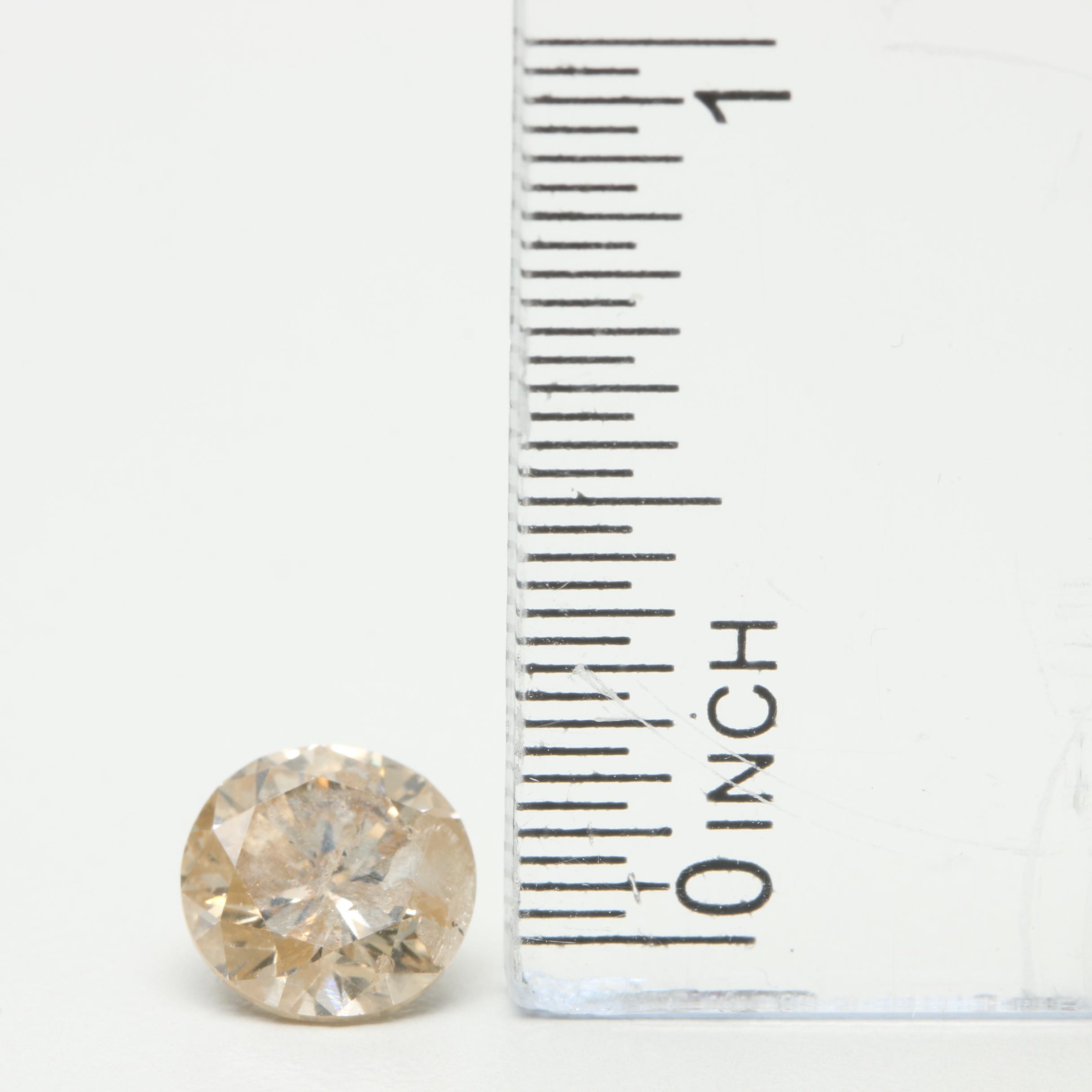 Loose 2.10 CT Diamond Includes GIA Colored Diamond Grading Report