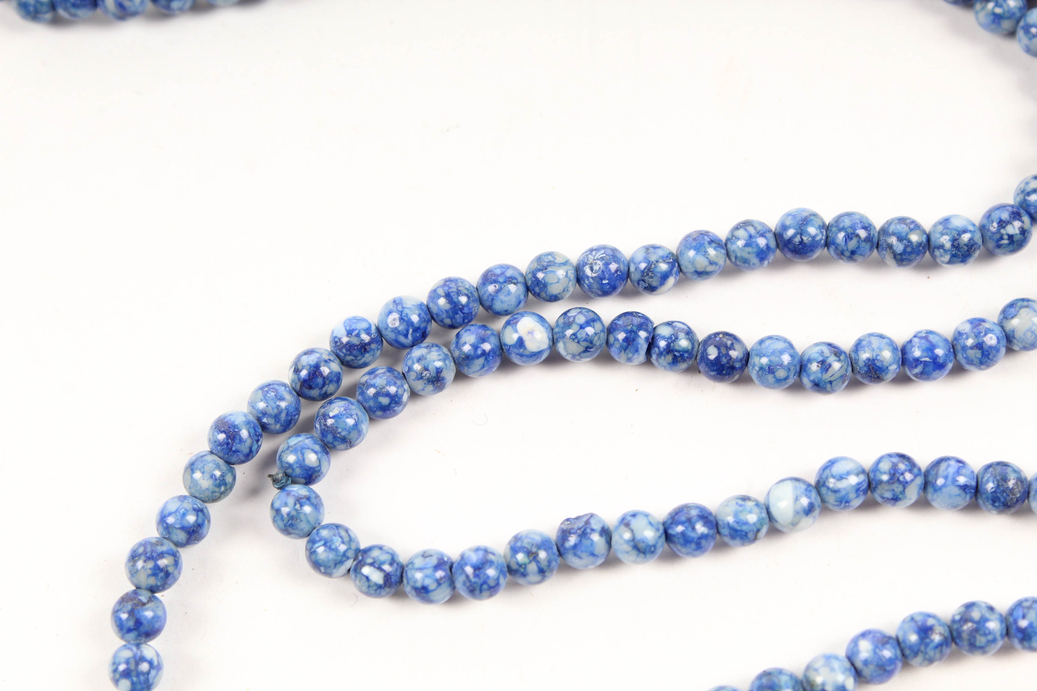 Three Gemstone Beaded Necklaces