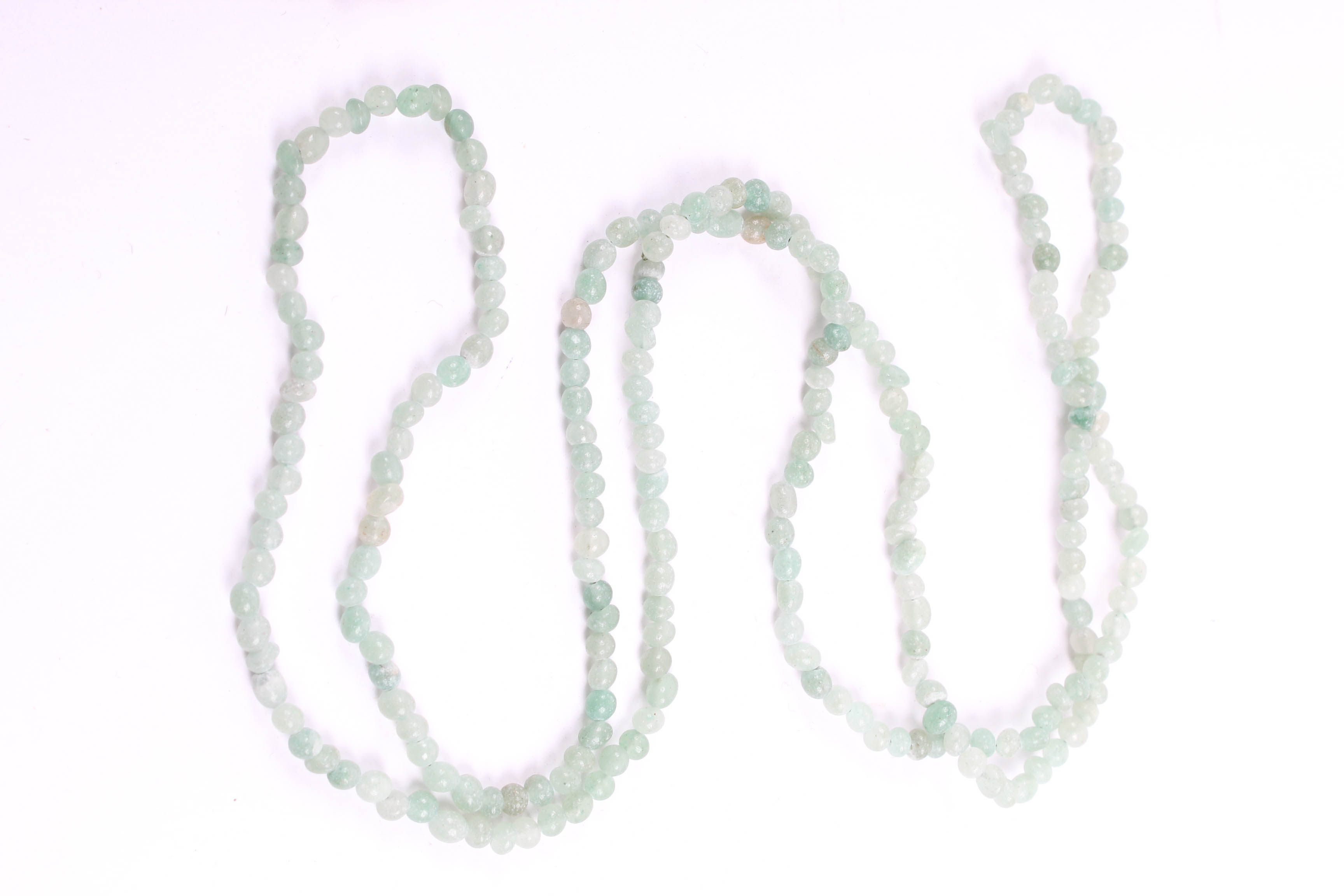 Three Gemstone Beaded Necklace Strands