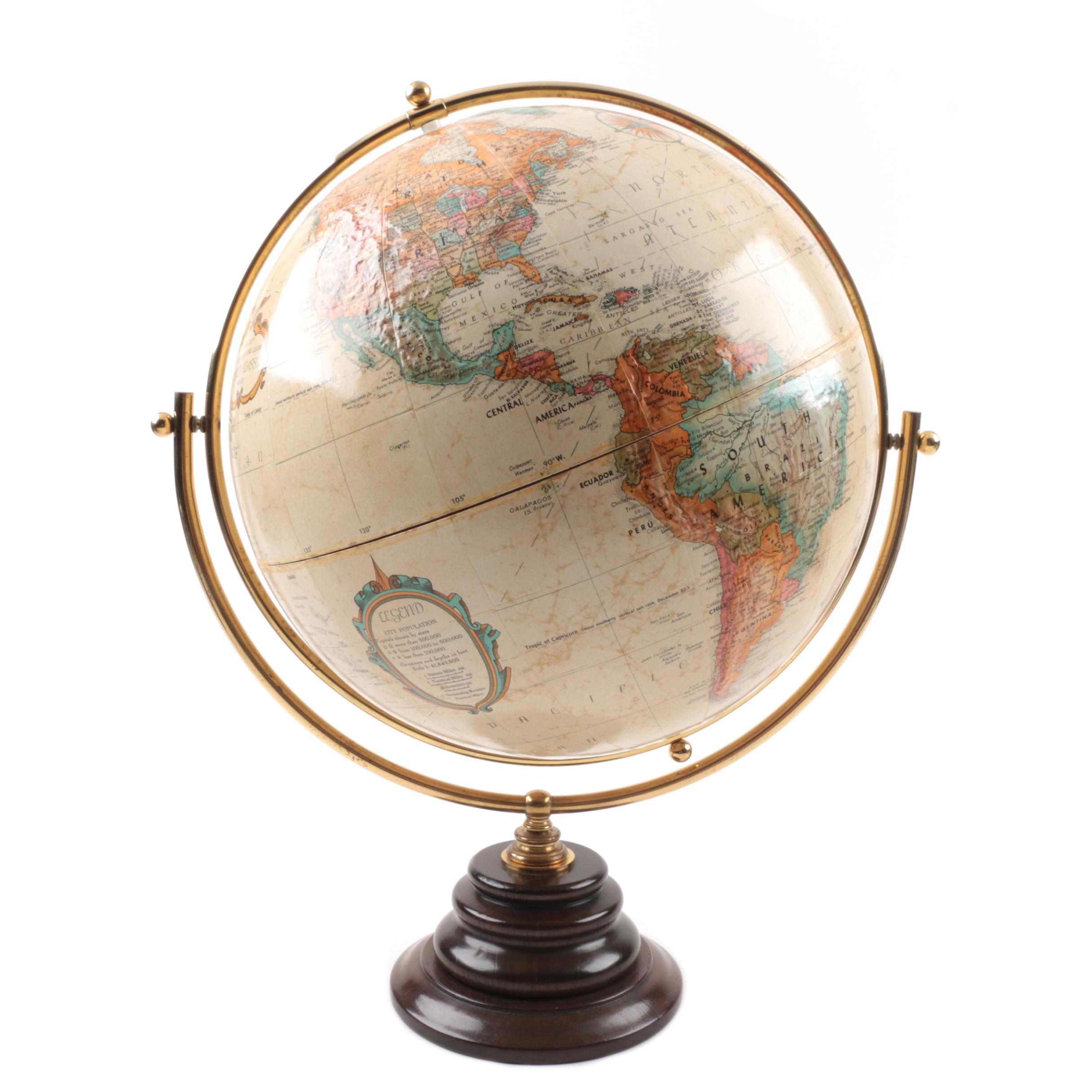Repogle Globes, Inc. Globe with Wood Stand