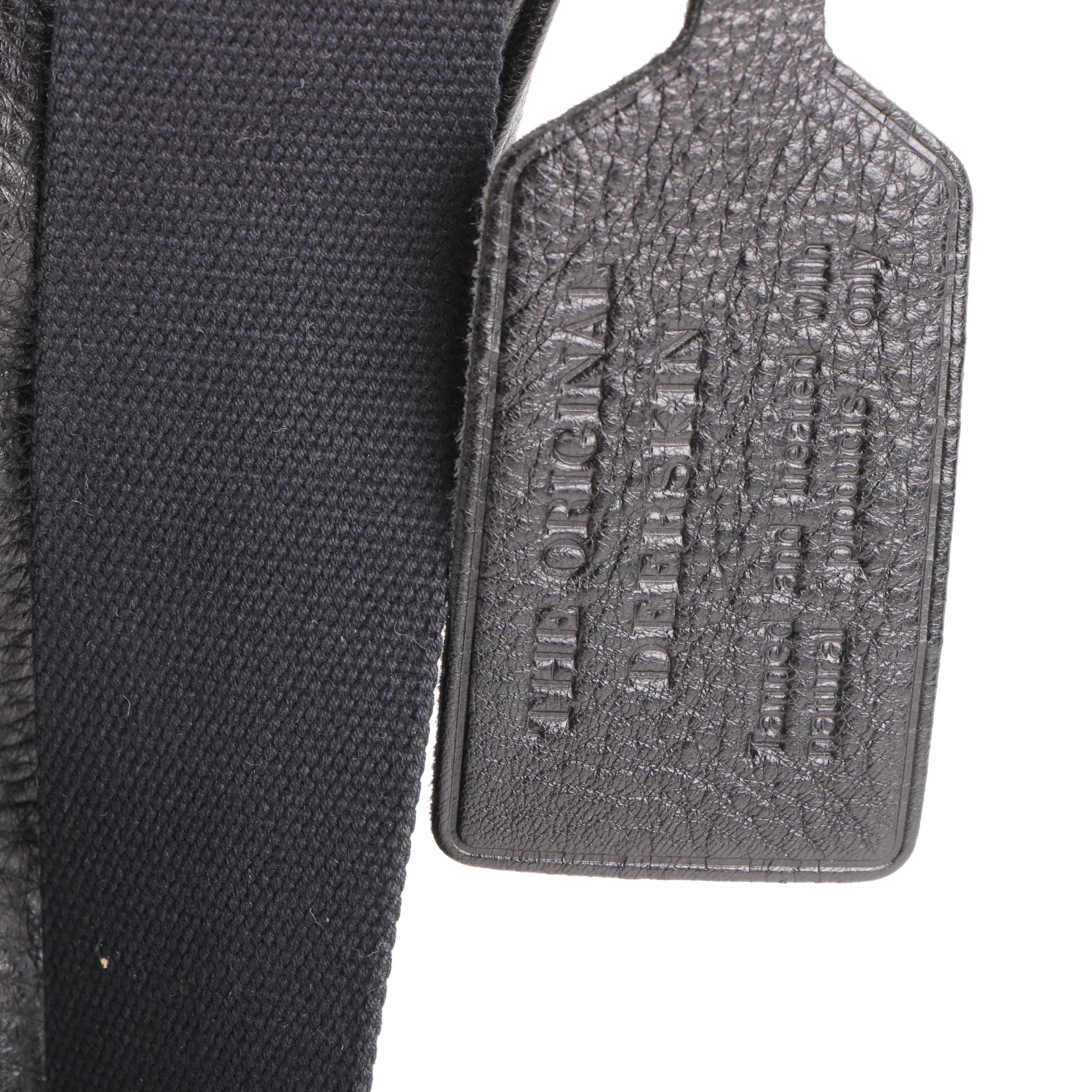 Prada Black Pebbled Leather Crossbody Slip Bag