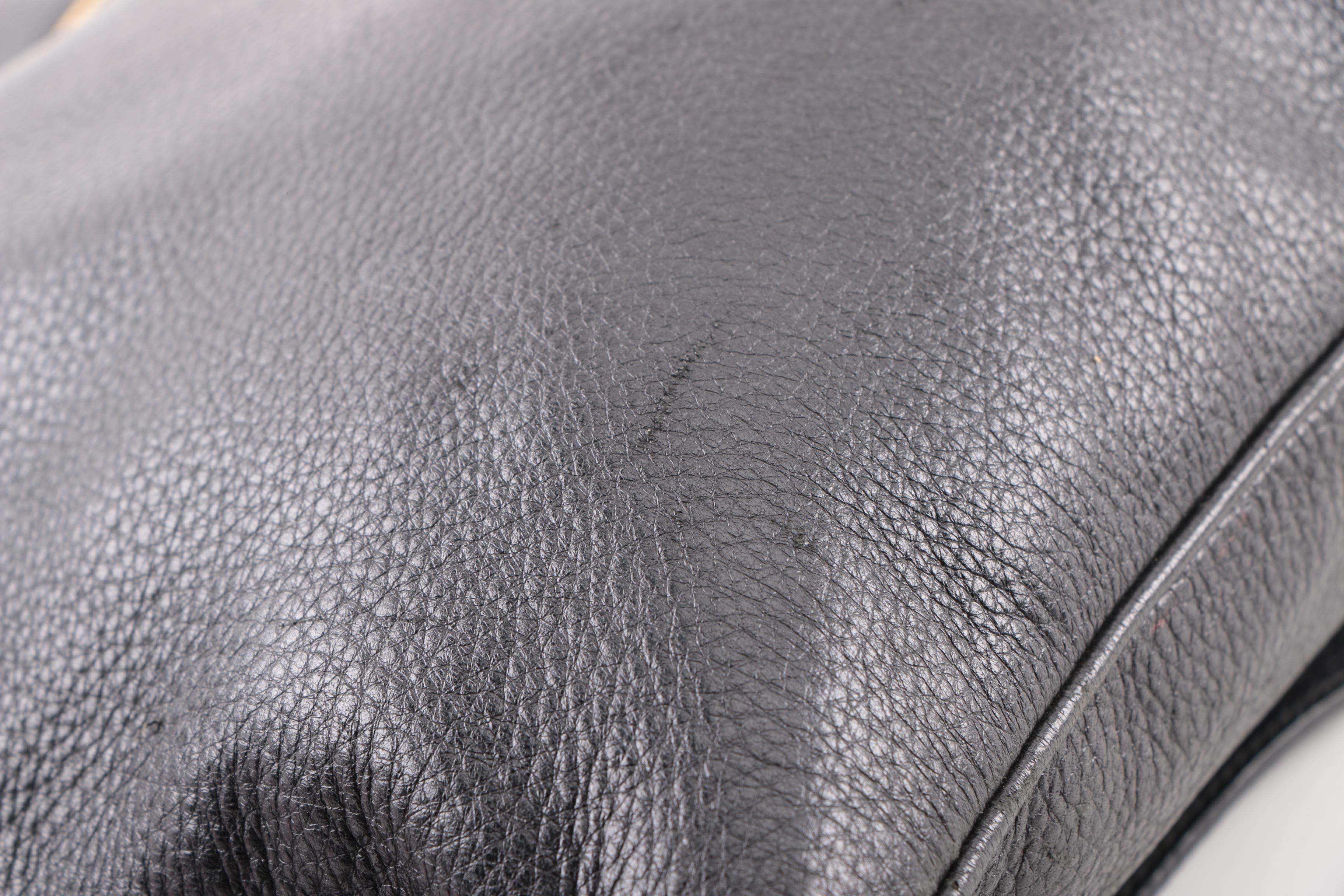 Prada Black Pebbled Leather Crossbody Slip Bag