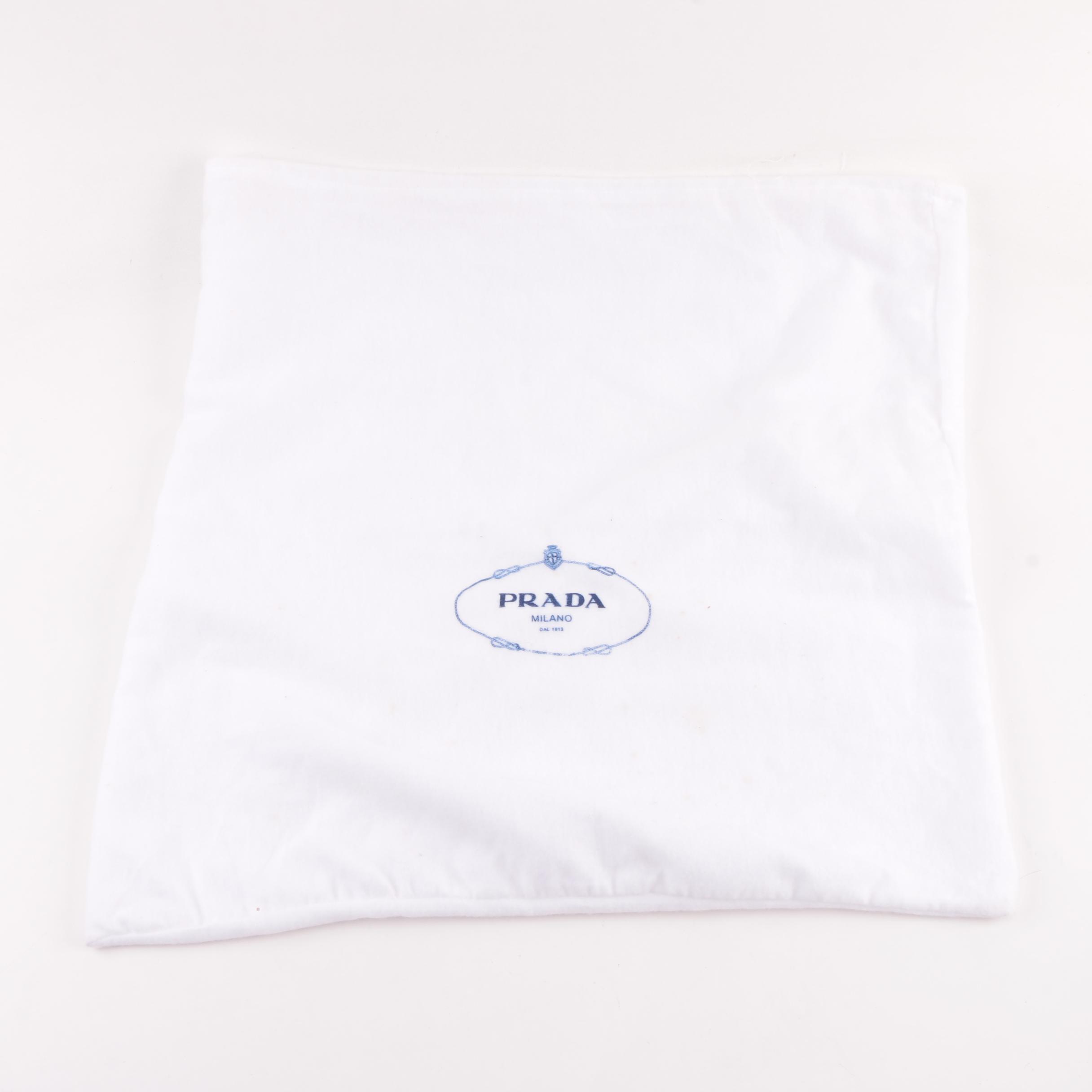 Prada Black Pebbled Leather Crossbody Slip Bag