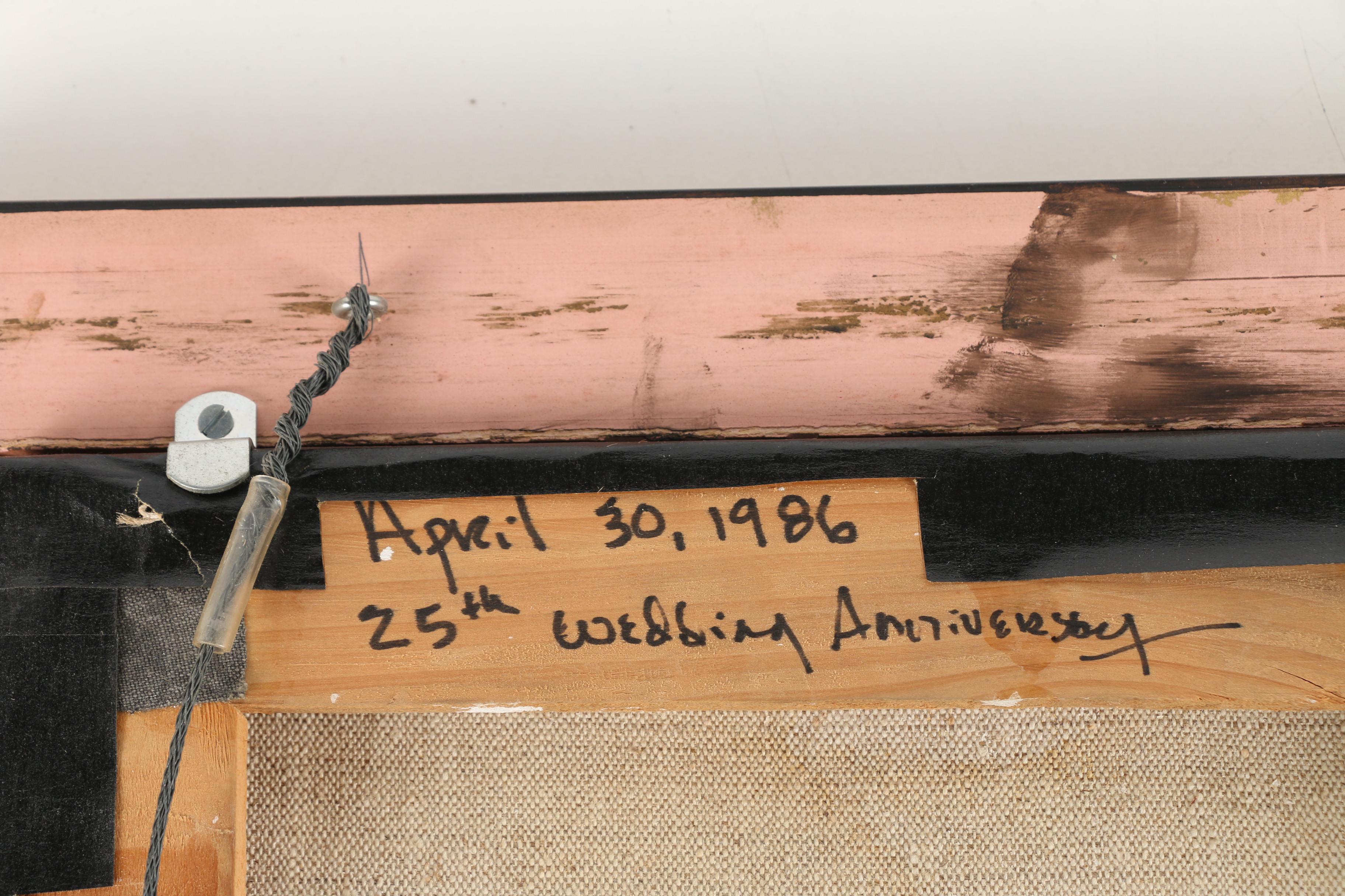 Vintage M. Tellier Oil Painting "Pont Neuf"