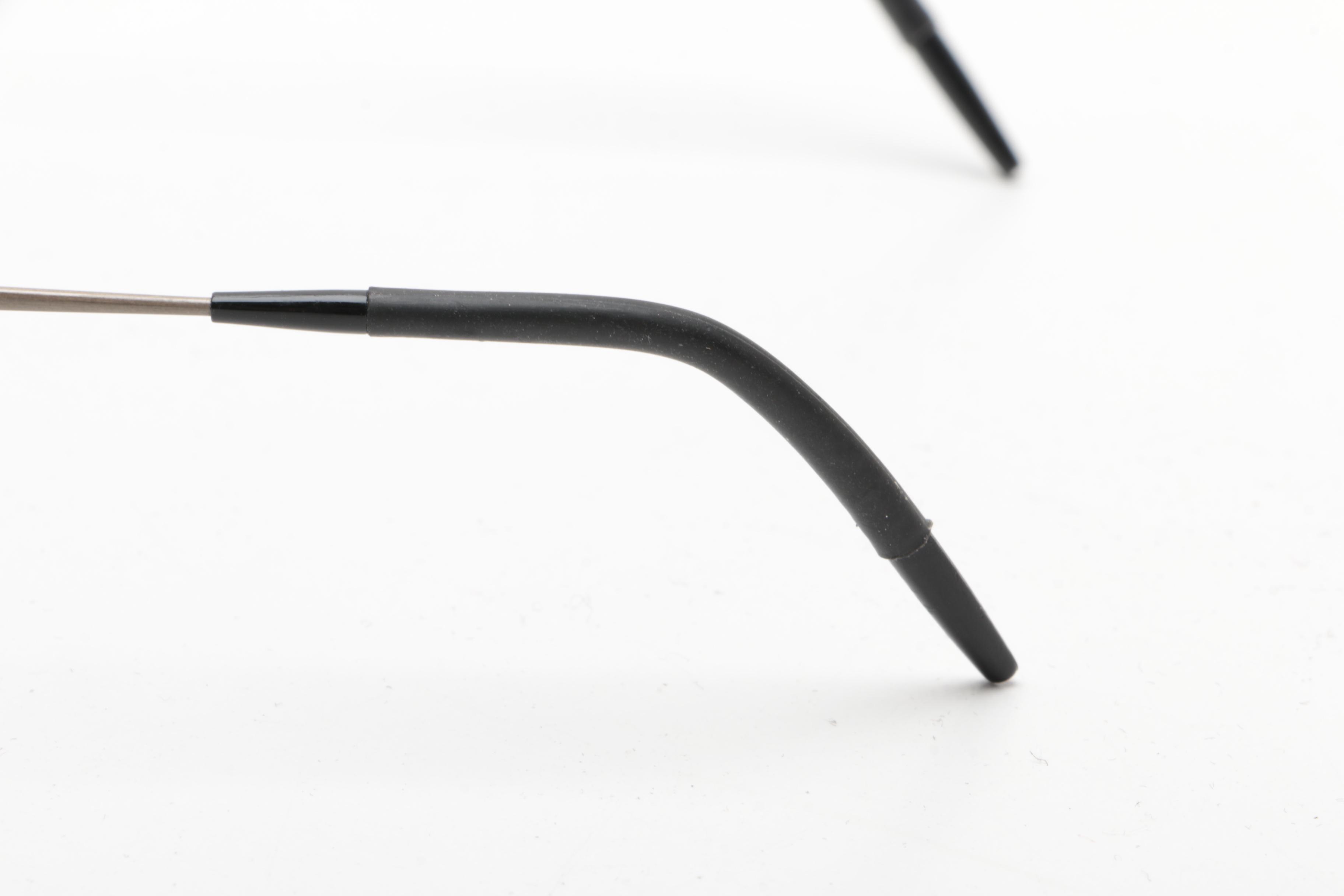 Oliver Peoples Aviator Sunglasses With Case