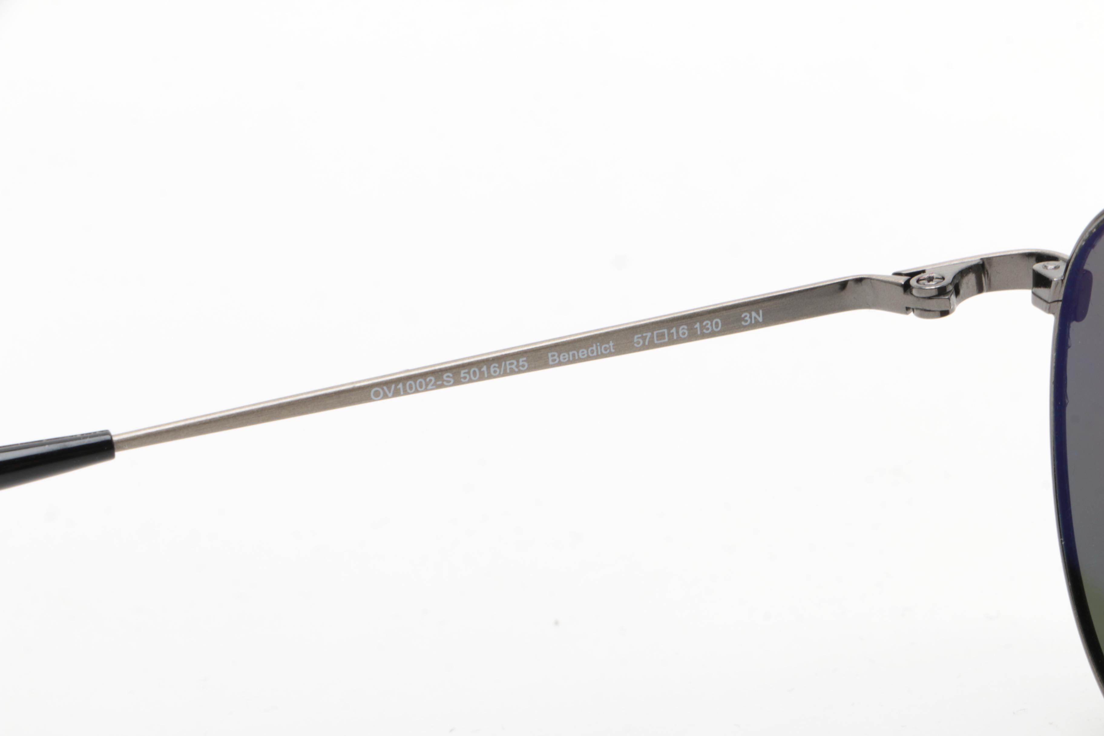 Oliver Peoples Aviator Sunglasses With Case