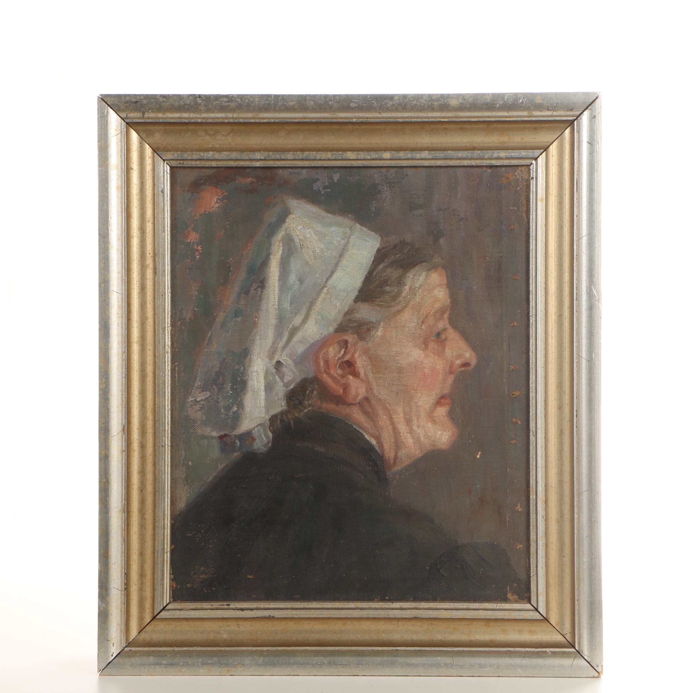 Oil Painting Portrait of a Old Woman