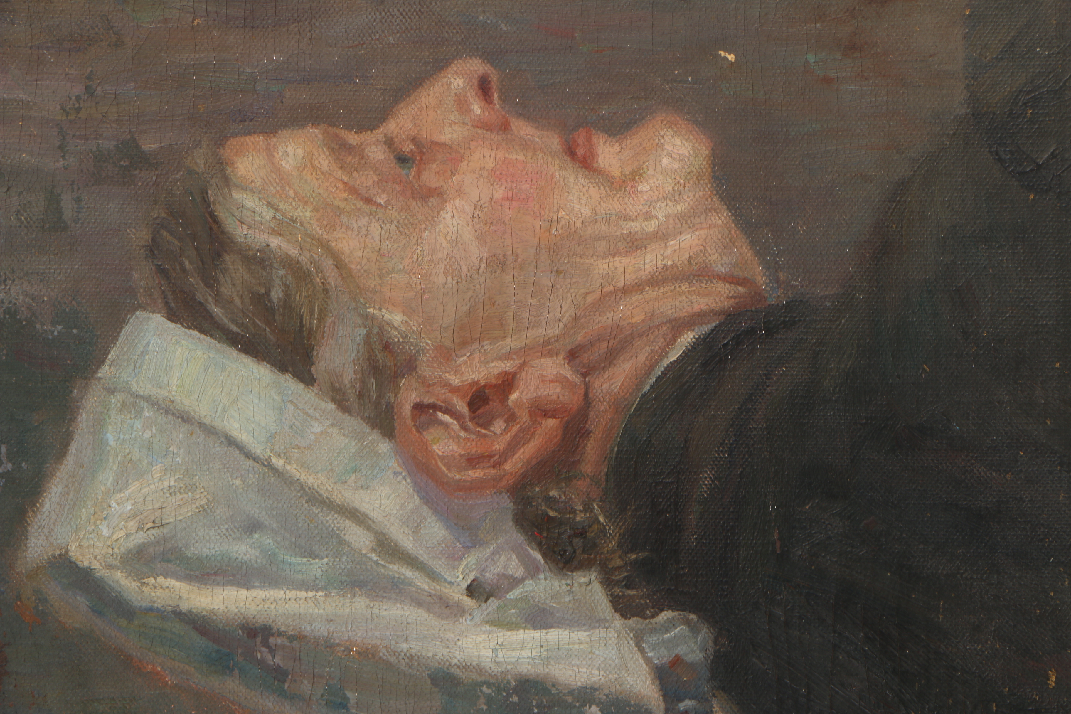 Oil Painting Portrait of a Old Woman