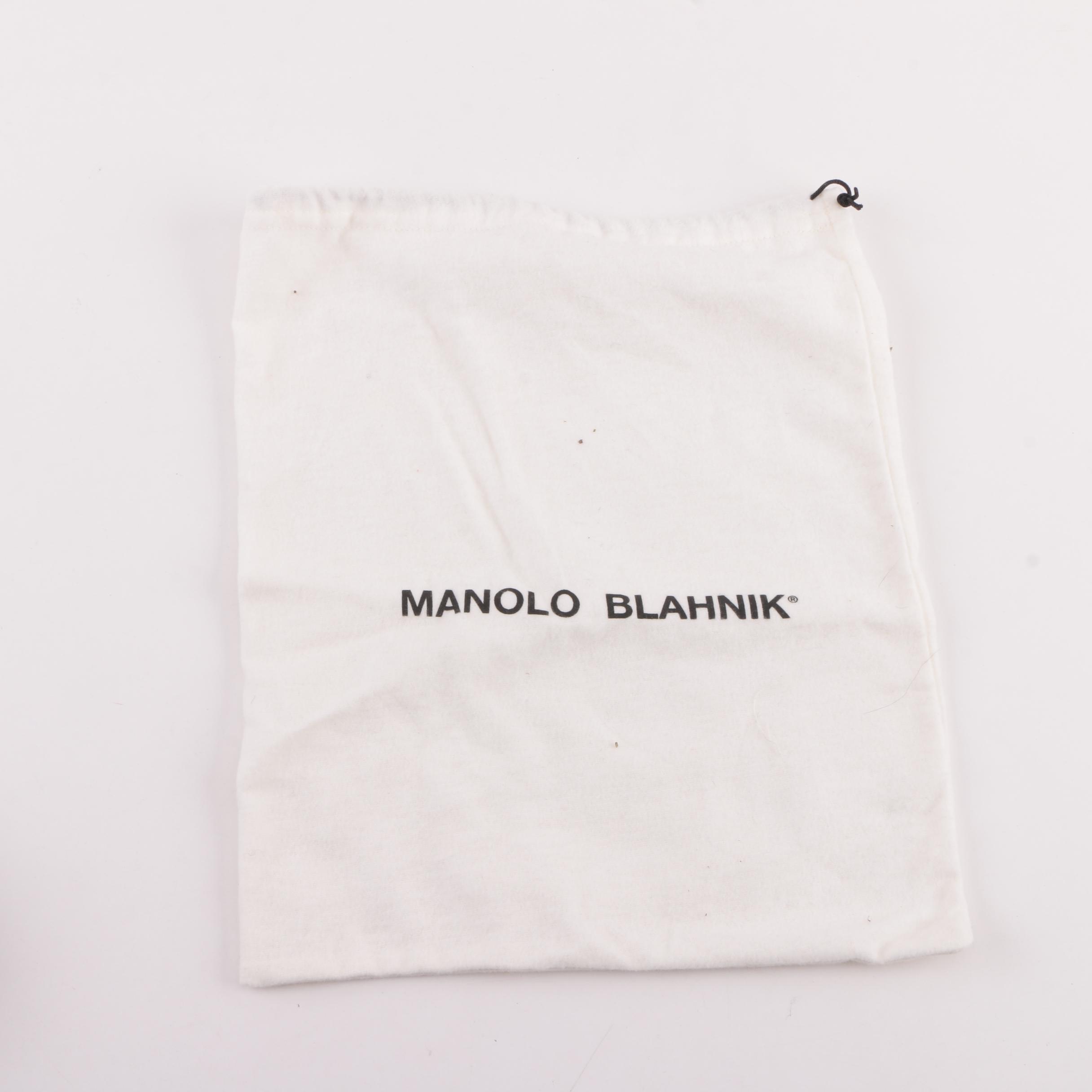 Manolo Blahnik Samba Pony Hair Heels and St. John Lizard Skin Slide Sandals