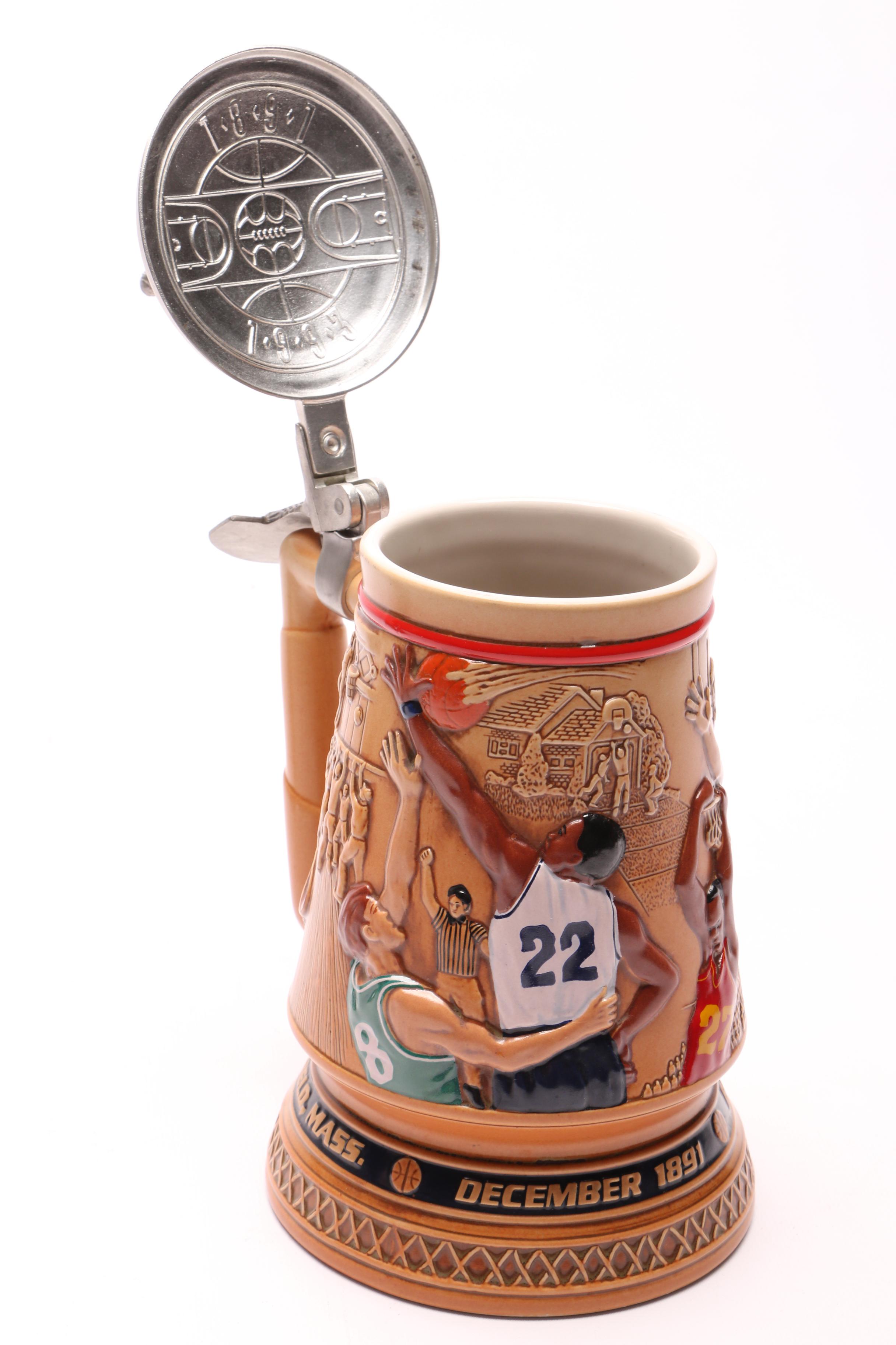 Two Avon Sport Themed Steins with a Walt Disney World Beer Mug
