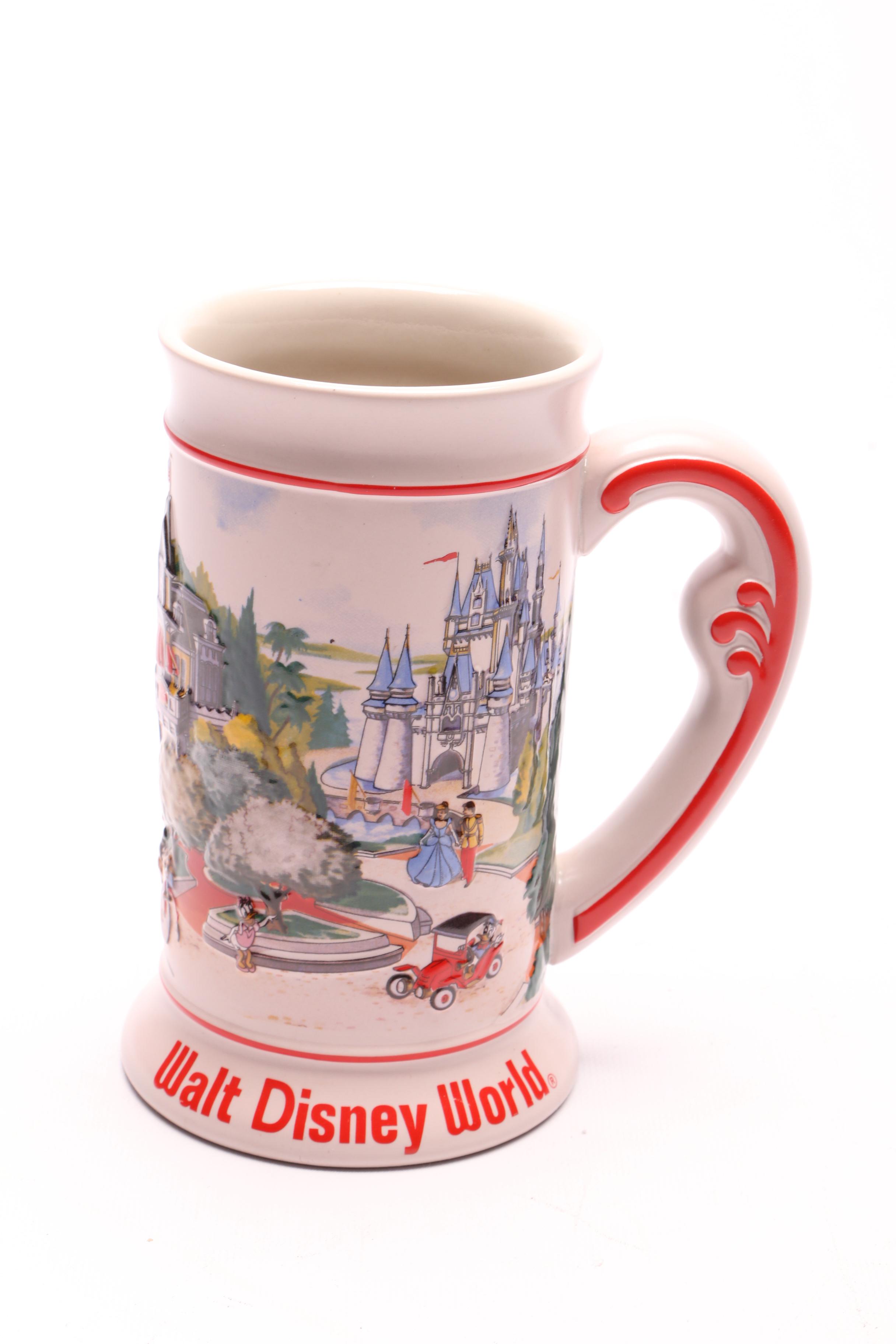 Two Avon Sport Themed Steins with a Walt Disney World Beer Mug