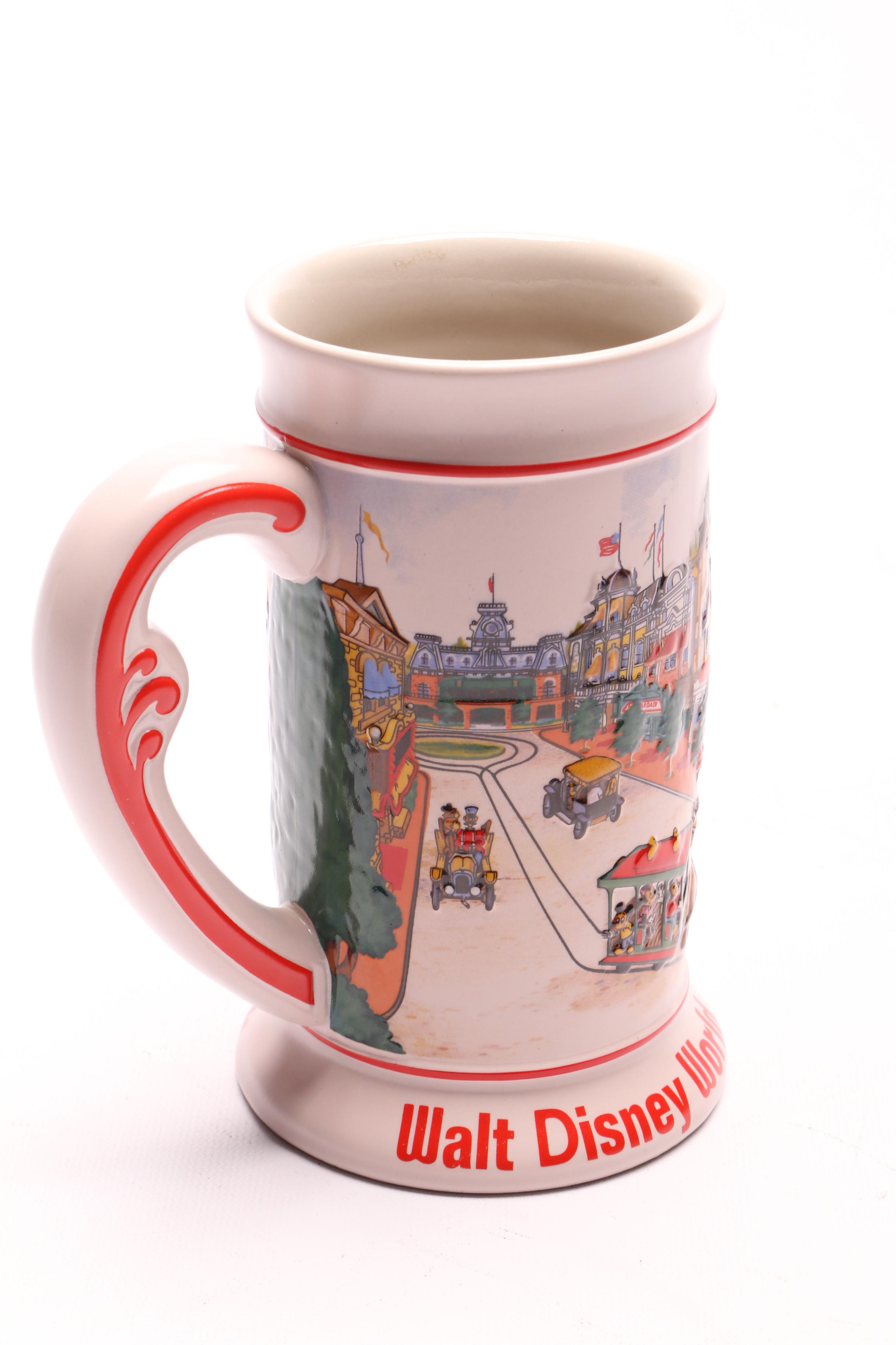 Two Avon Sport Themed Steins with a Walt Disney World Beer Mug