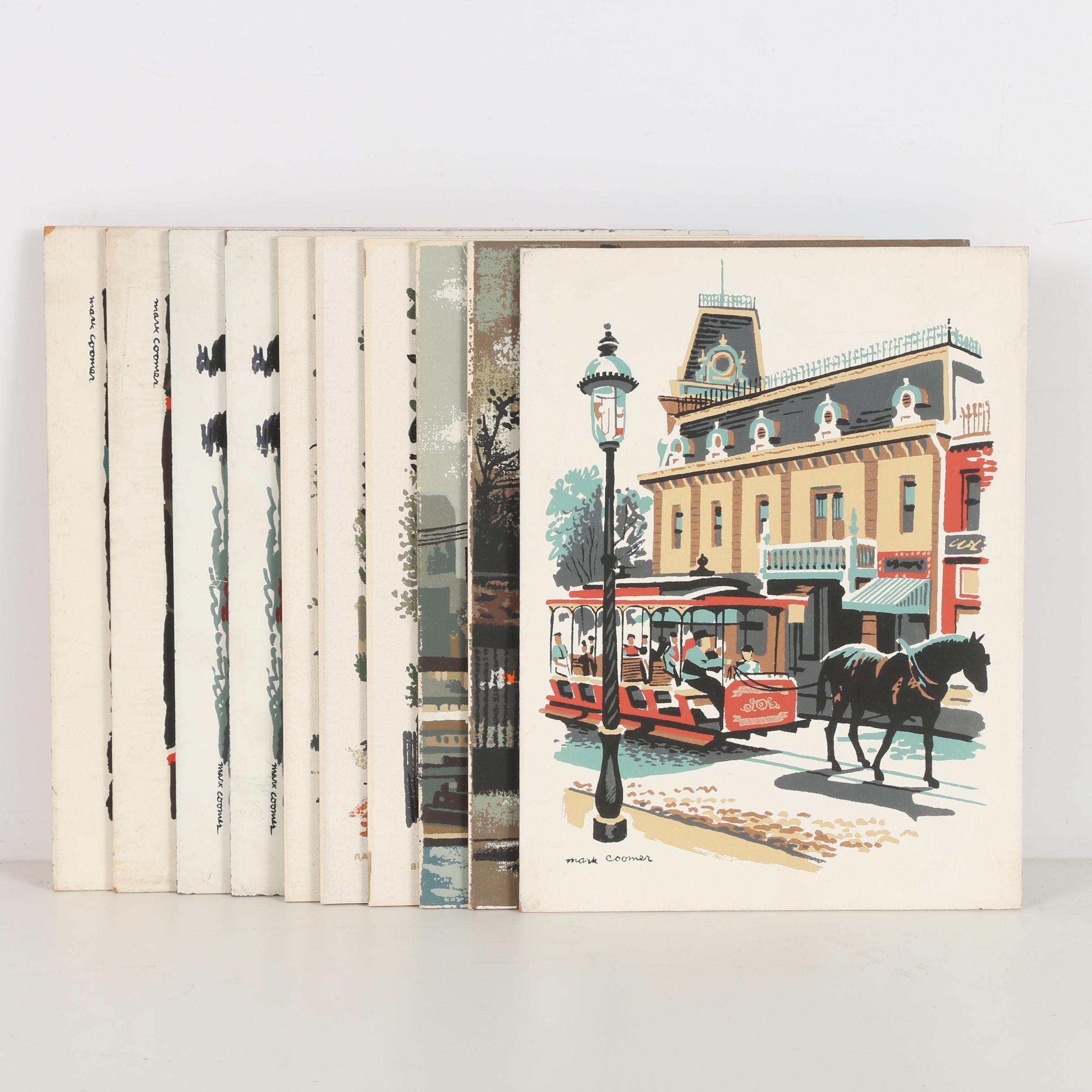 Mark Coomer Mid Century Serigraphs