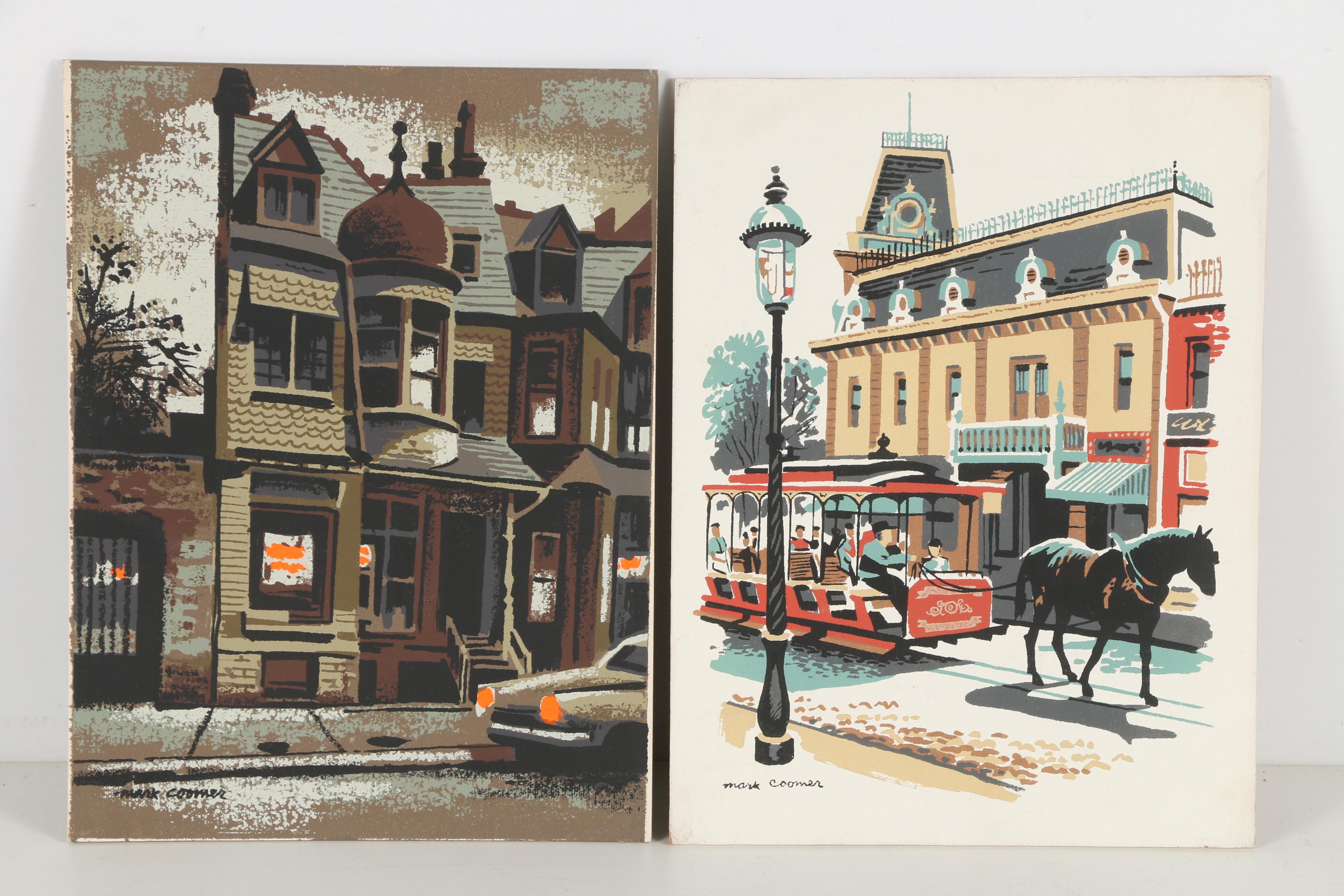 Mark Coomer Mid Century Serigraphs
