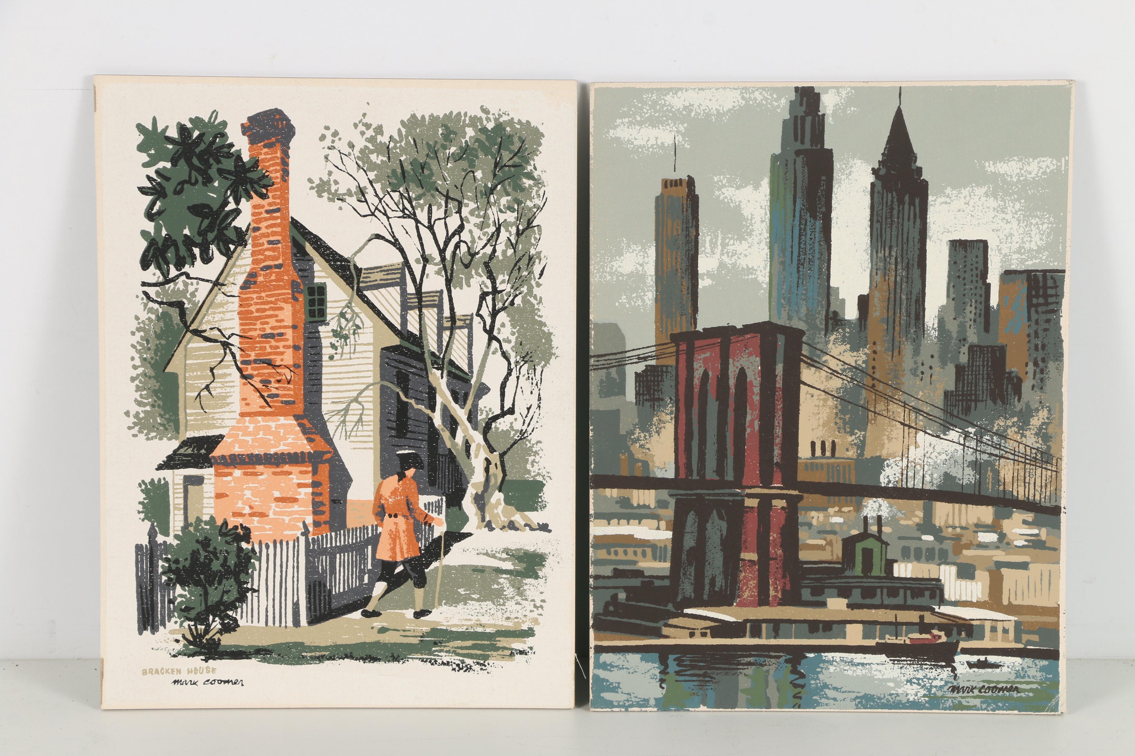 Mark Coomer Mid Century Serigraphs